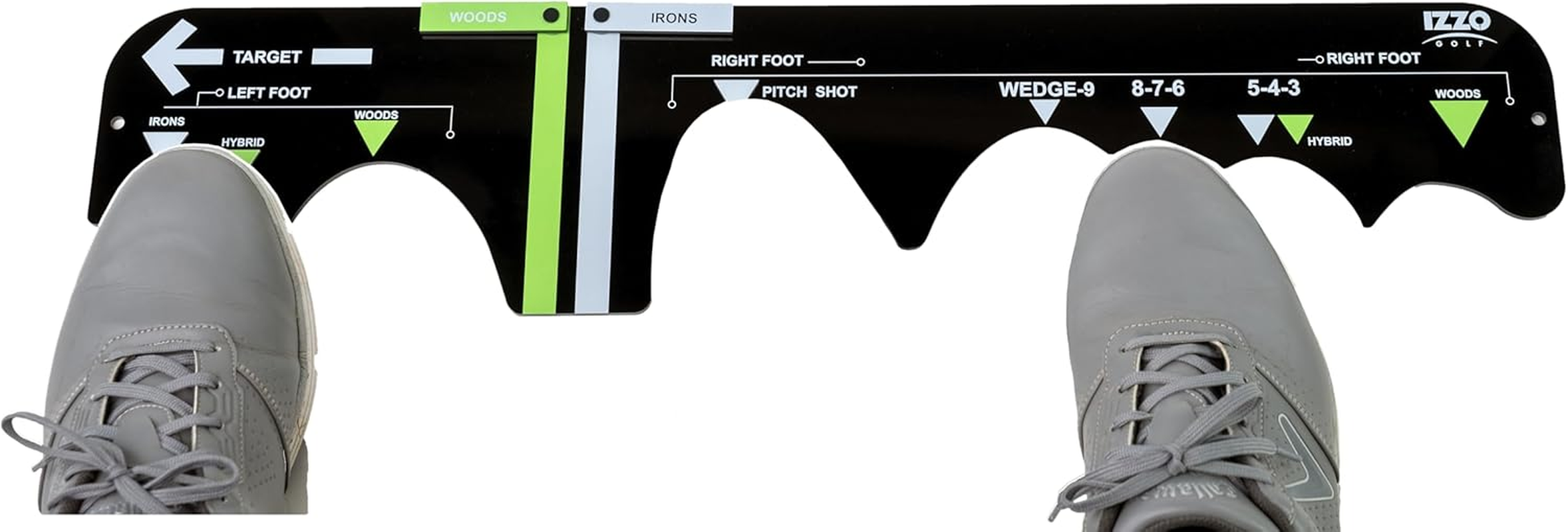 Izzo Golf Sure Stance Ball Position Trainer image number 6