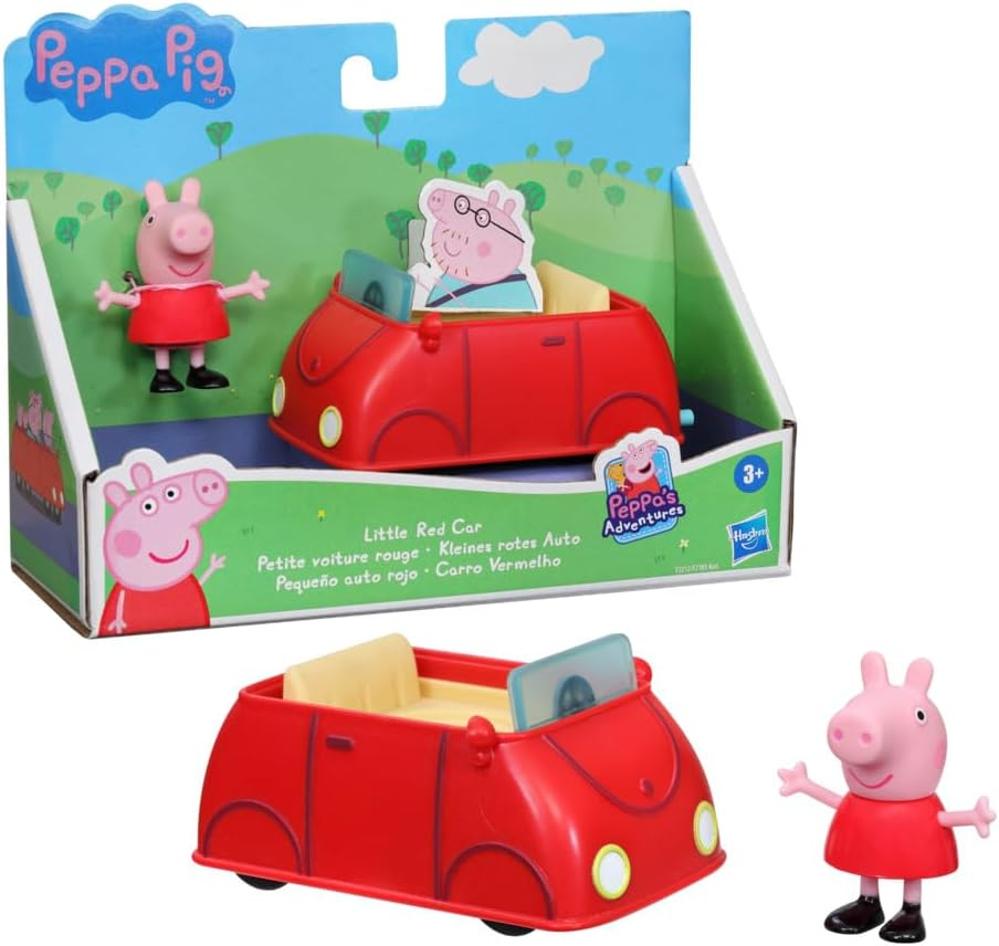 Peppa Pig - Peppa'S Adventures - Little Red Car Toy - Includes 3 Inch Peppa Pig Figure and Seat for Her to Ride in - Inspired by Tv Show - Preschool Toys for Kids - Girls and Boys - F2212 - Ages 3+ image number 4