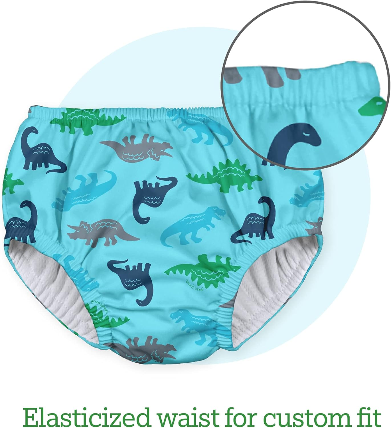 I Play. by Green Sprouts Boys' Pull-Up Reusable Absorbent Swim Diaper image number 3