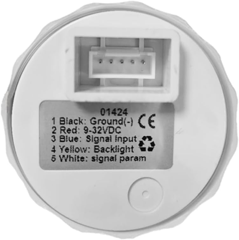 ELING 52Mm Water Level Gauge Meter 0-190Ohm 240-33Ohm Signal Adjustable with Backlight with Alarm for Car Trucks image number 1