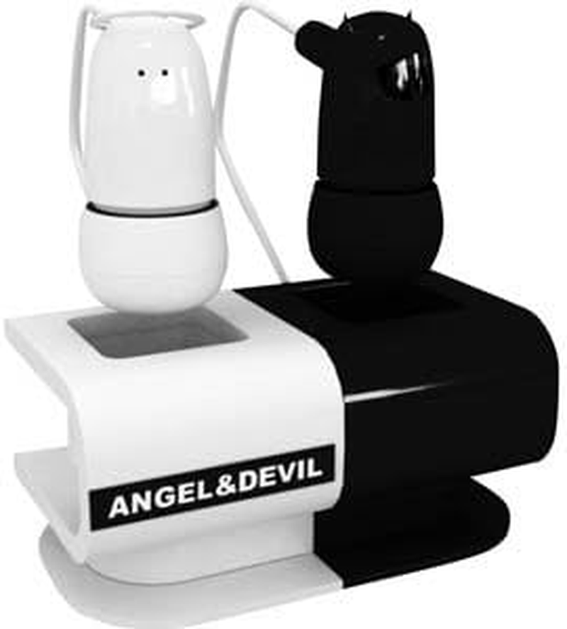 Green House GH-ERC-ANDV Angel & Devil Shape Inner Head Earphones (Purple & White)