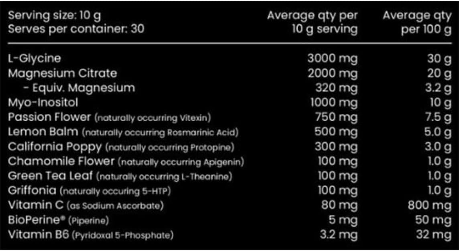 Zombie Labs Blackoutz Calm Chocolate Flavour 300G Hardcore Sleep Compound image number 1