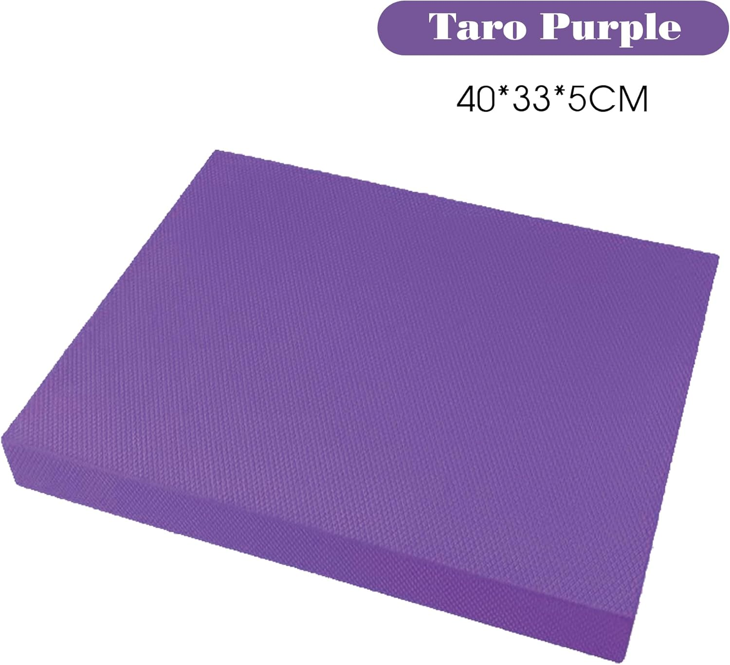 FITNESS MASTER TPE Foam Balance Pad Yoga Exercise Mat Non-Slip Fitness 40Cm - Purple image number 3