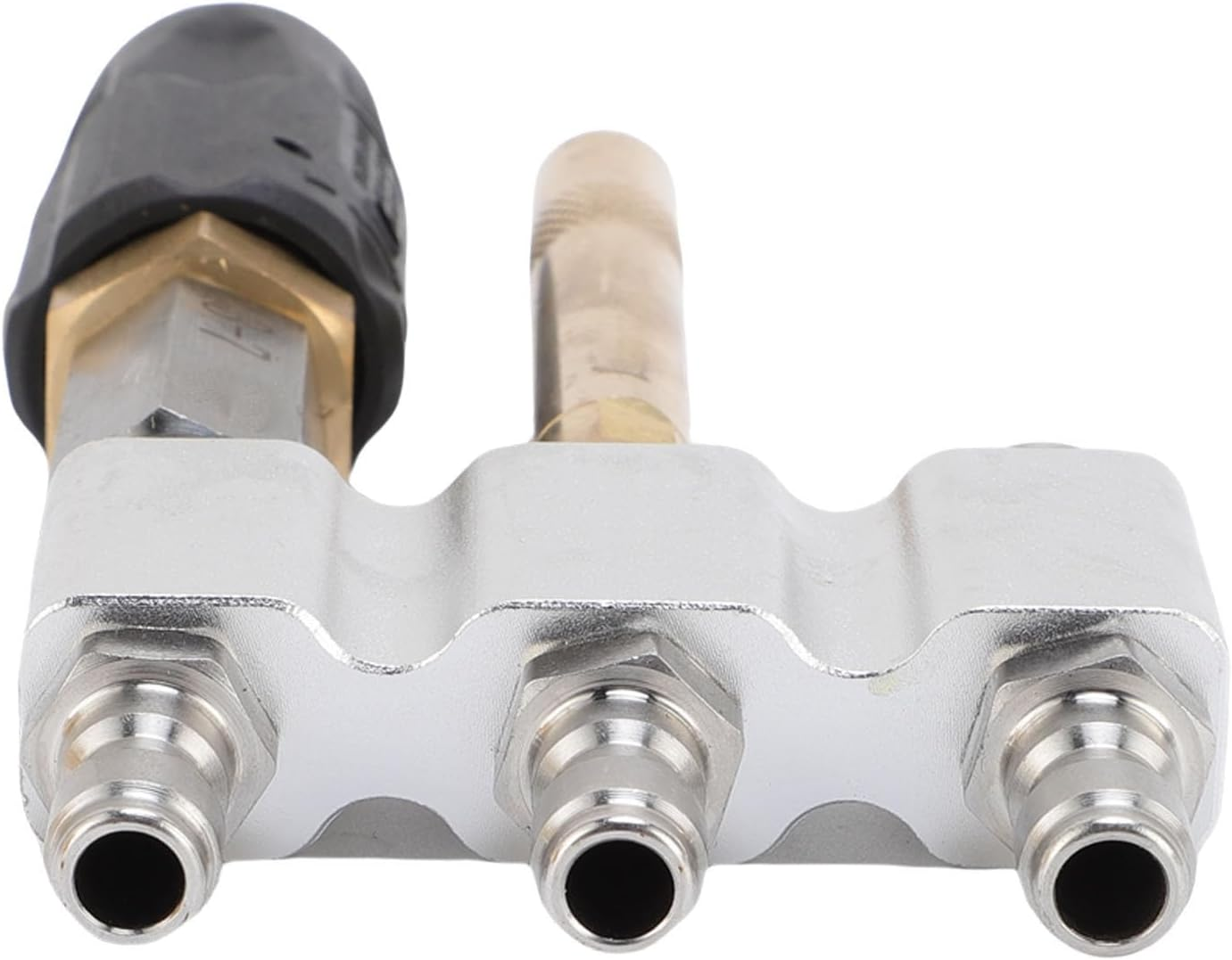 Hyuduo Pressure Washer Nozzle M5 Twist-Away Nozzle Long Reach Tip for Ladder Saver Pressure Washer Long Reach Cleans High Walls 1/4" Quick Connect 3-7 GPM image number 3