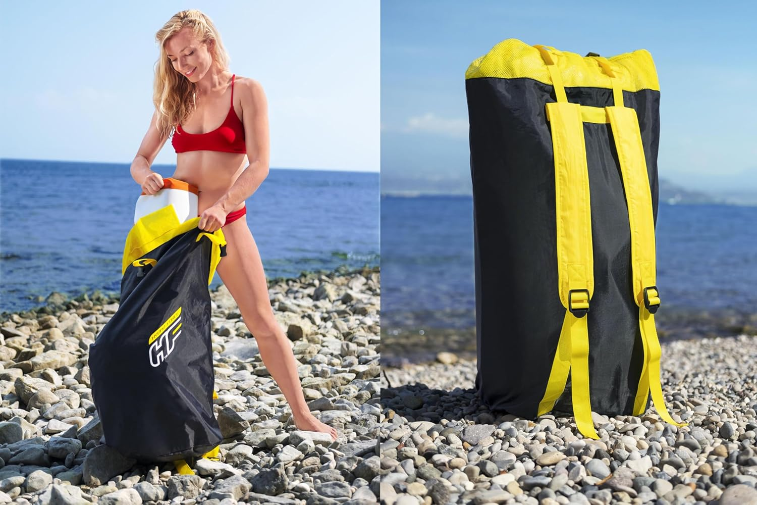 Bestway Hydro-Force SUP, Aqua Journey Set Stand up Paddle Board with Hand Pump and Travel Bag, 9 Ft image number 2