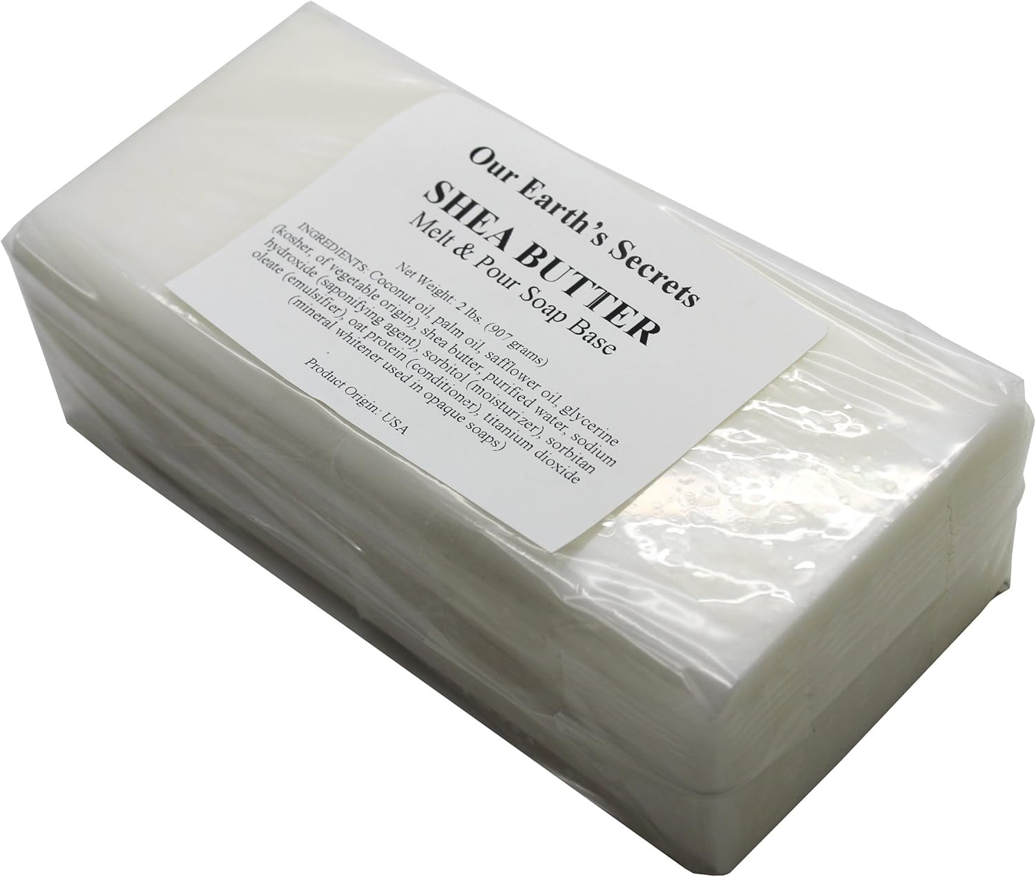 Shea Butter - 2 Lbs Melt and Pour Soap Base - Our Earth'S Secrets image number 2