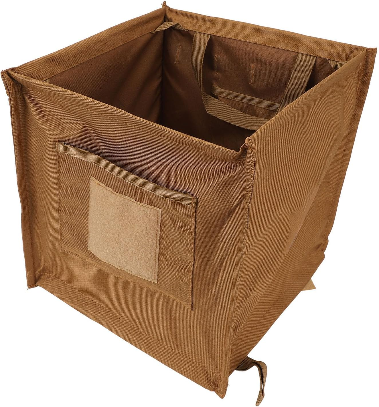 Arborist Throw Line Storage Cube, 33L Large Capacity Oxford Cloth Arborist Throw Bag, Foldable Rope Bag | Arborist Equipment | Lineman Climbing Gear for Picnic Camping BBQ (Khaki) image number 6