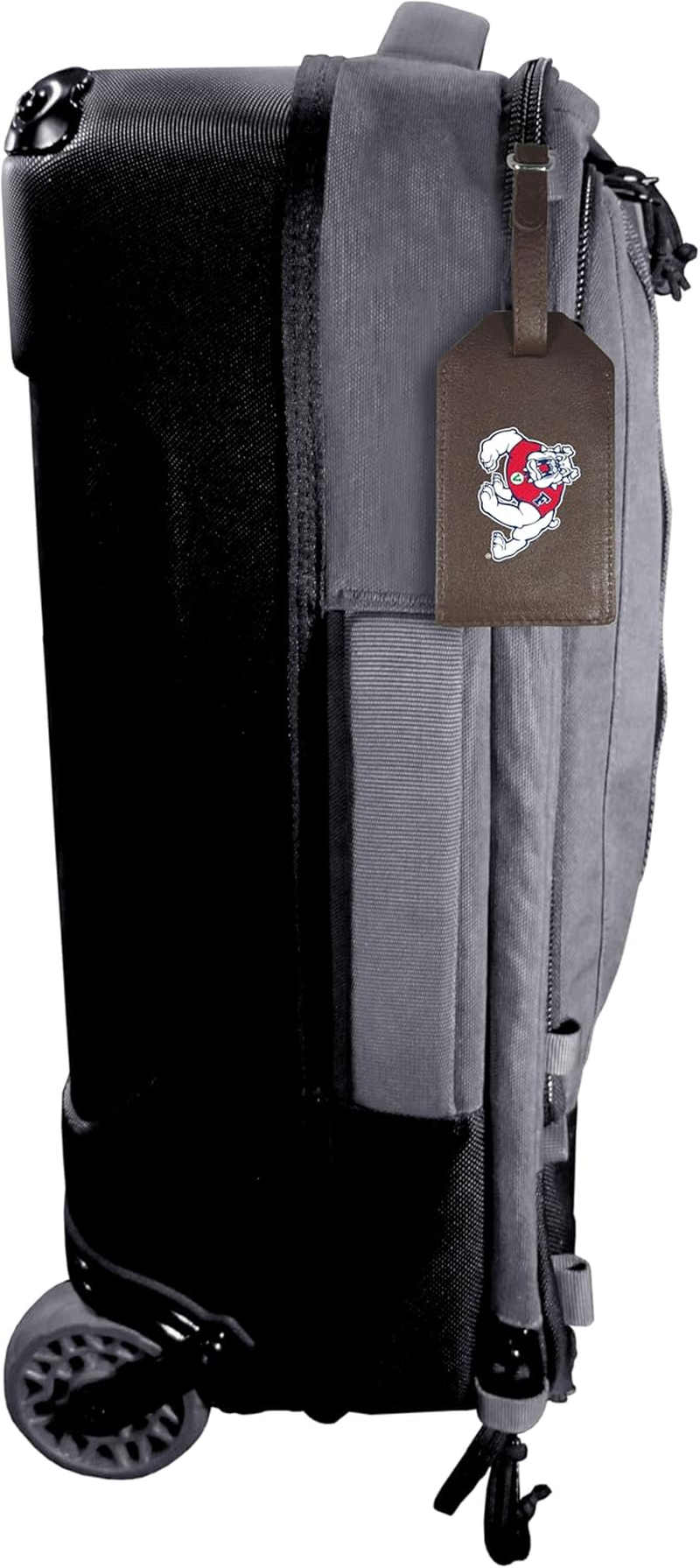 Siskiyou Fresno State Bulldogs Leather Luggage Strap, One Size, Team Colors image number 2
