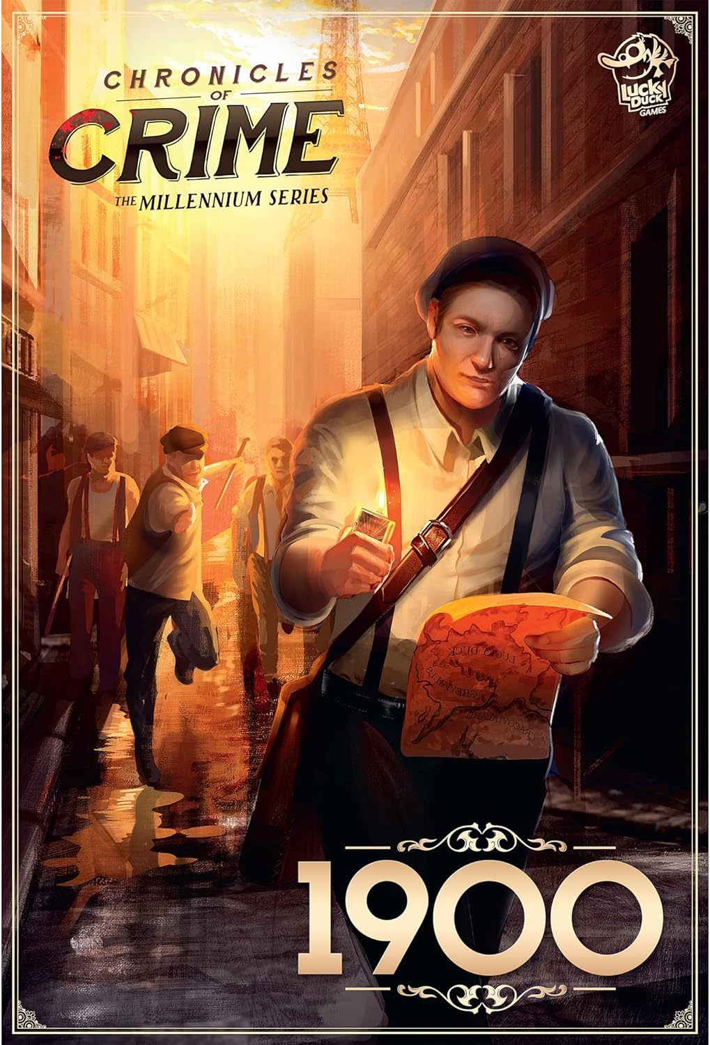 Lucky Duck Games Chronicles of Crime the Millennium Series - 1900 Board Game | Cooperative Murder Mystery Game for Kids and Adults | Ages 12+ | 1-4 Players | Avg. Playtime 60-90 Mins image number 3