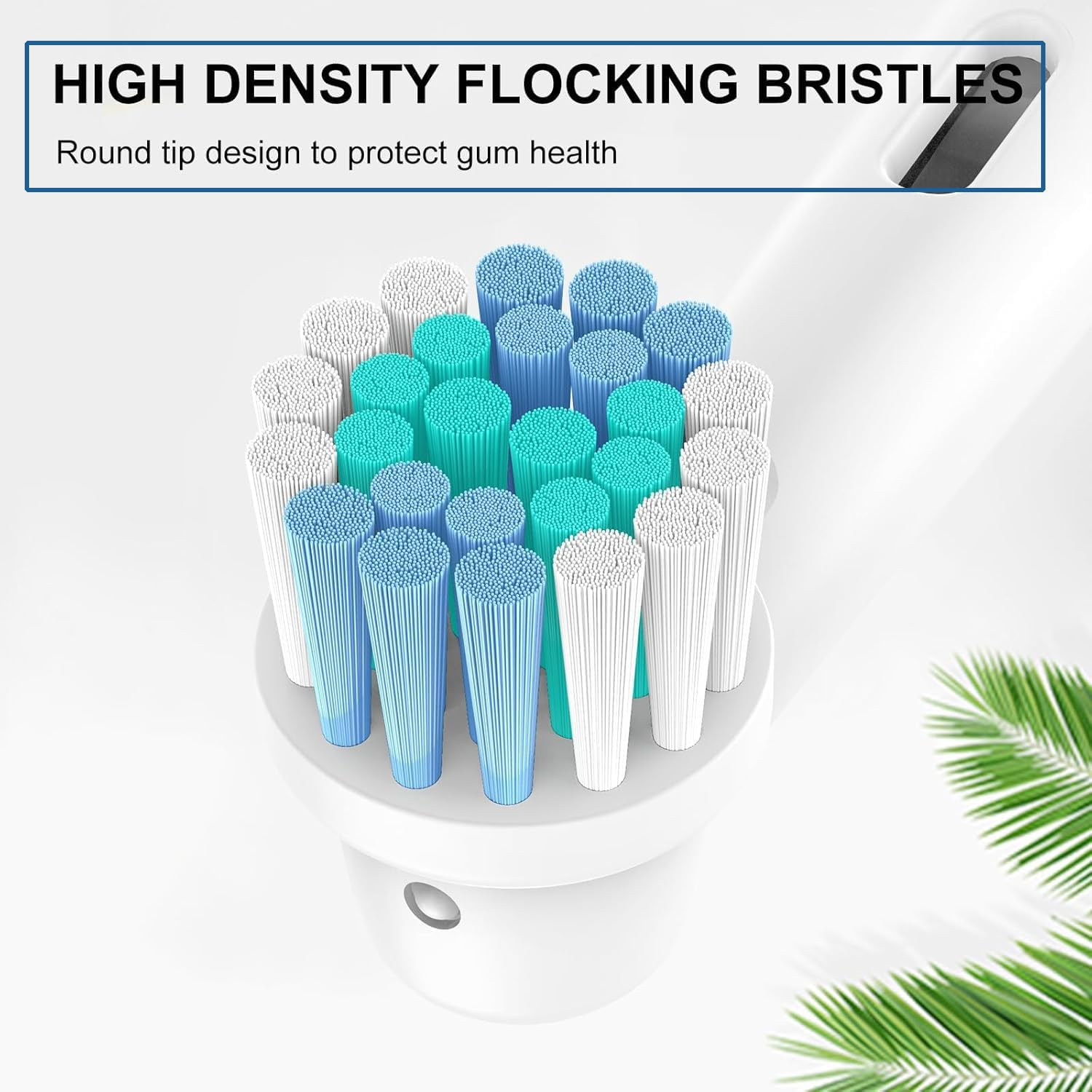 Sensogle Replacement Brush Heads Compatible with Oral B Pro Toothbrush, Fit Vitality Plus, Pro 700 100 300 2000, Precision Floss Sensitive Toothbrush Heads for Deep Clean image number 6