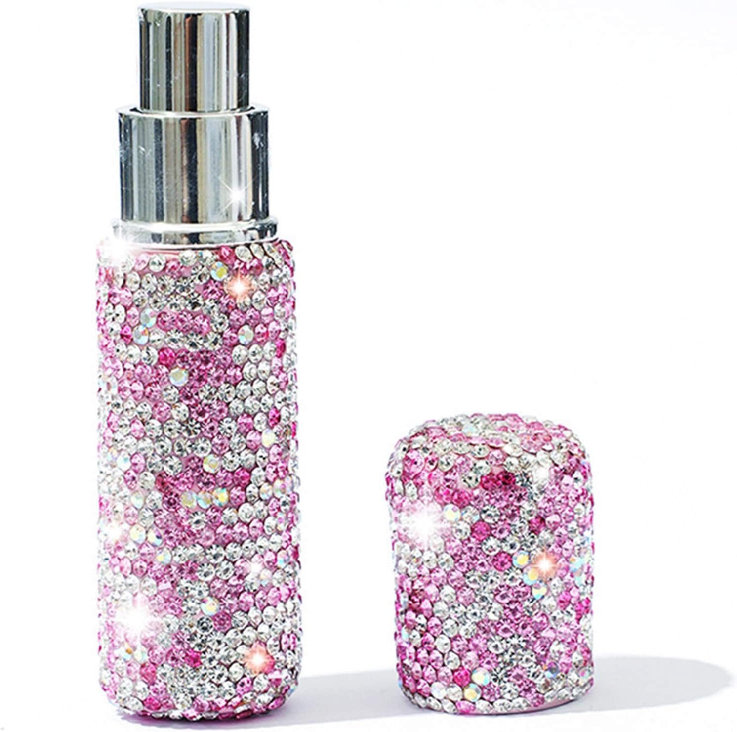 YIGZYCN 10Ml Atomizer Travel Sub Bottle Portable Glass Refillable Perfume Bottle Pump Cosmetic Container - Red image number 4