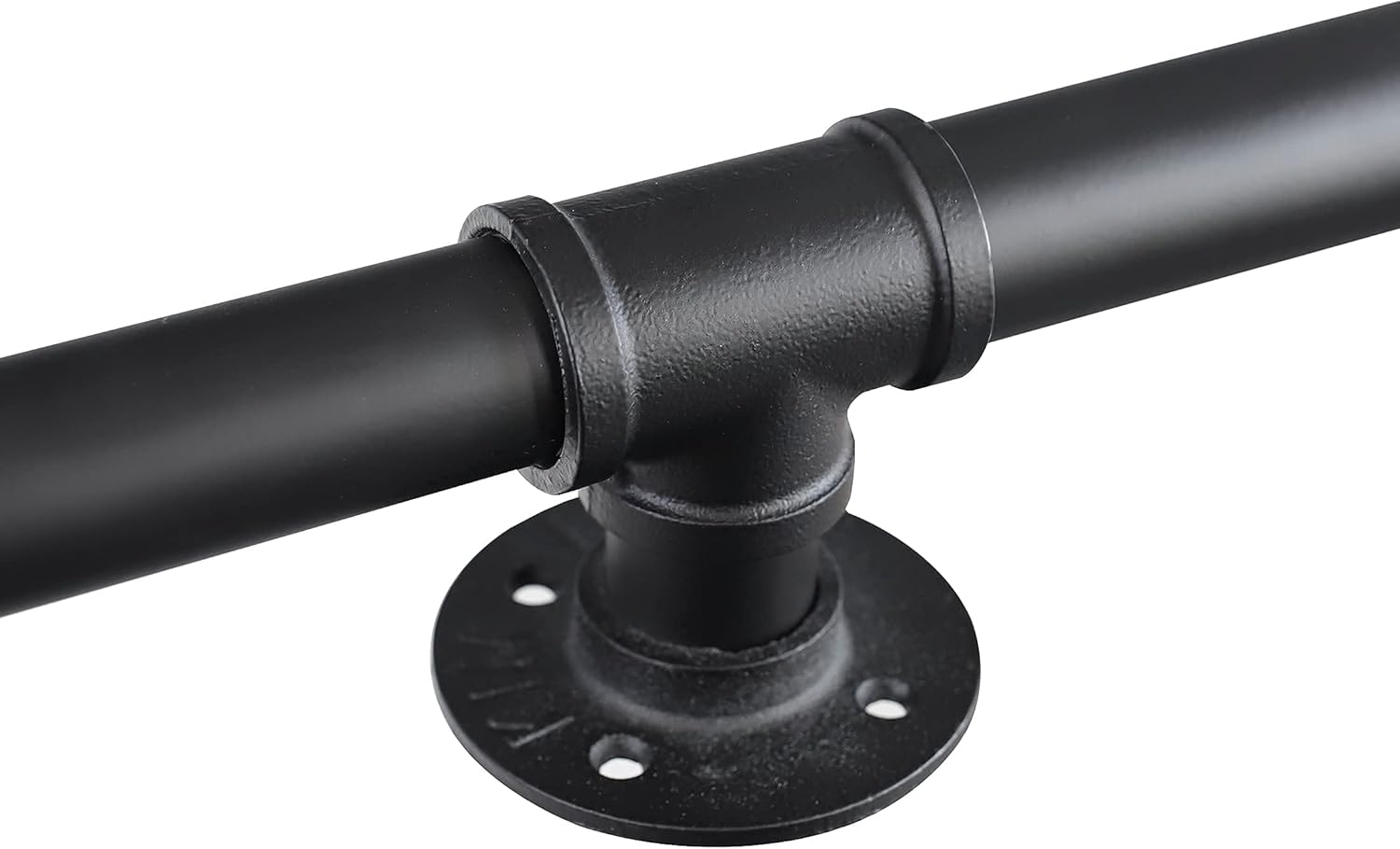 Handrails for Outdoor Steps 5FT, Galvanized Steel Handrails for Indoor Stairs Easy to Install, Iron Balusters Hand Railing Indoor Outdoor for Household or Commercial Buildings image number 3