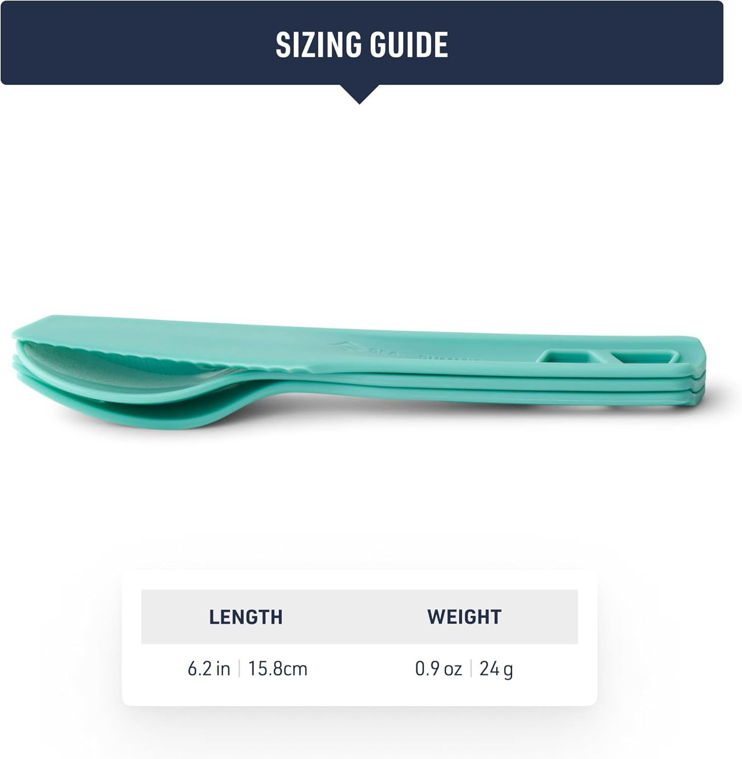 Sea to Summit Passage Camp Cutlery Set, Fork, Spoon and Knife, Arrowwood Yellow (3 Piece) image number 5