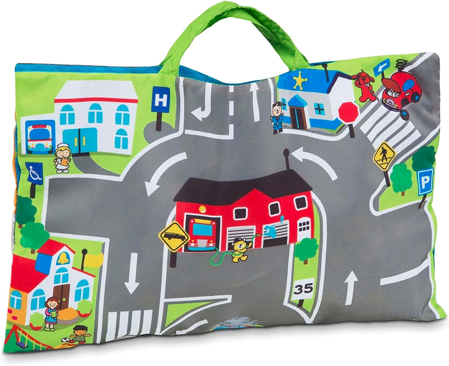 Melissa and Doug - Take-Along Town Play Mat image number 6