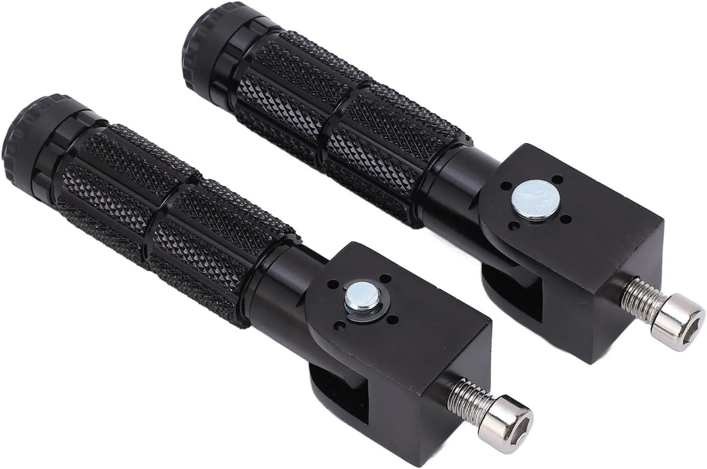 Rear Set Footpegs Motorcycle Footrests Aluminium Alloy Strong Rustproof Nonfading Universal for Motorbike Accessories