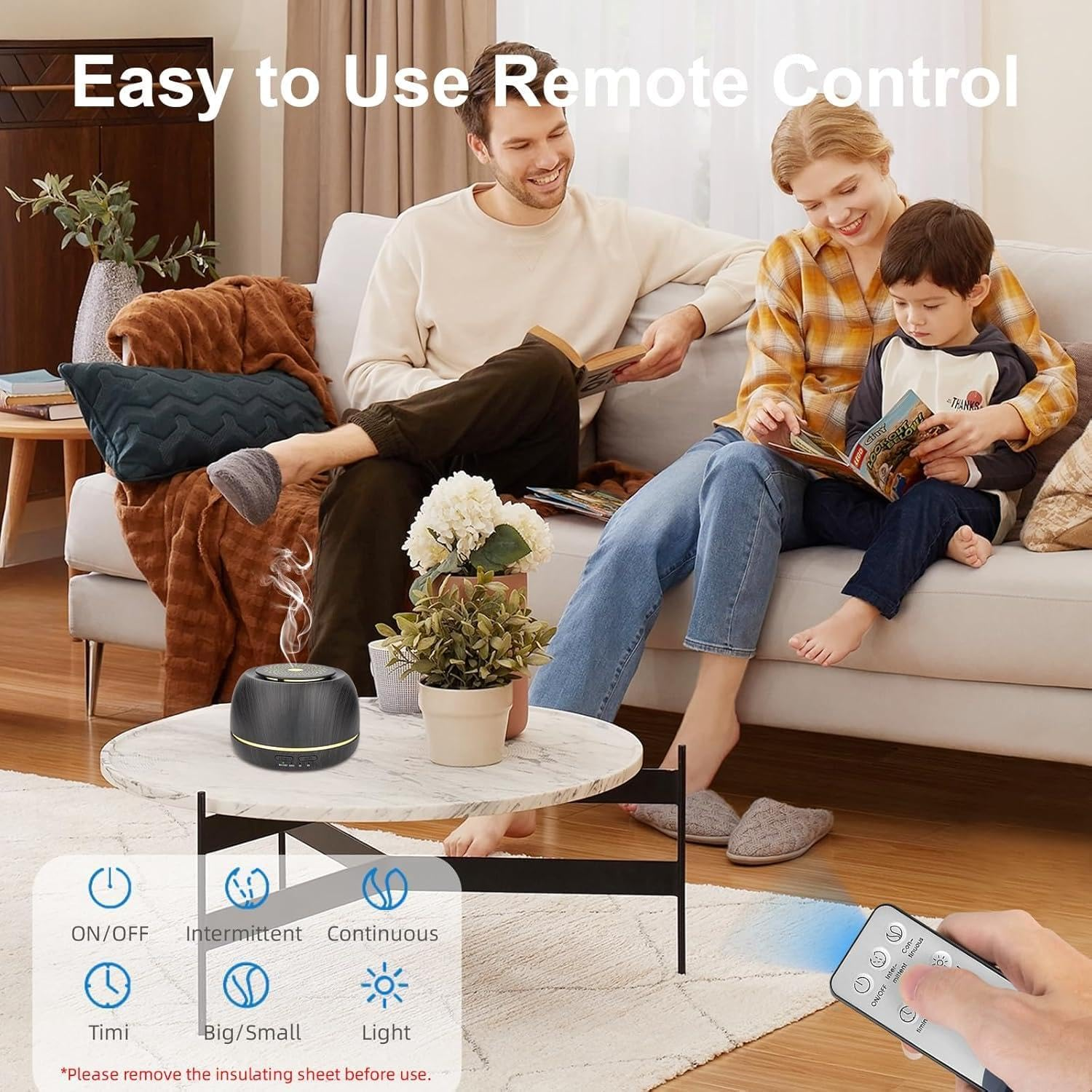 300Ml Aroma Essential Oil Diffuser,8 Hours Wood Grain Cool Mist Aromatherapy Diffuser,Usb-C Power Cable,Timer, 7 Color Light Changing Air Humidifier for Home,Office image number 3