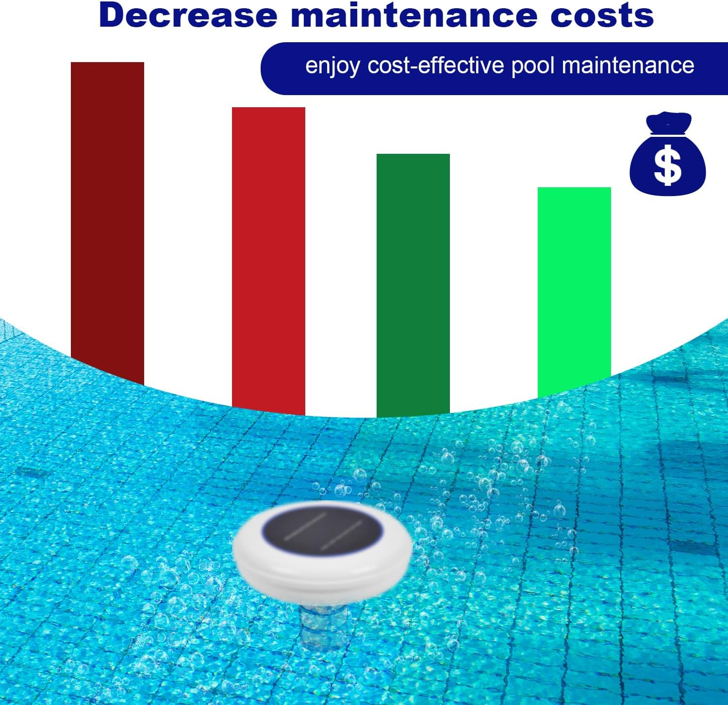 Pool Ionizer Replacement Kit, 4.09X0.71In Replacement Copper Anodes with Copper Anode Filter Base Spring Screw Universally Applicable to Solar Ion Generators image number 4