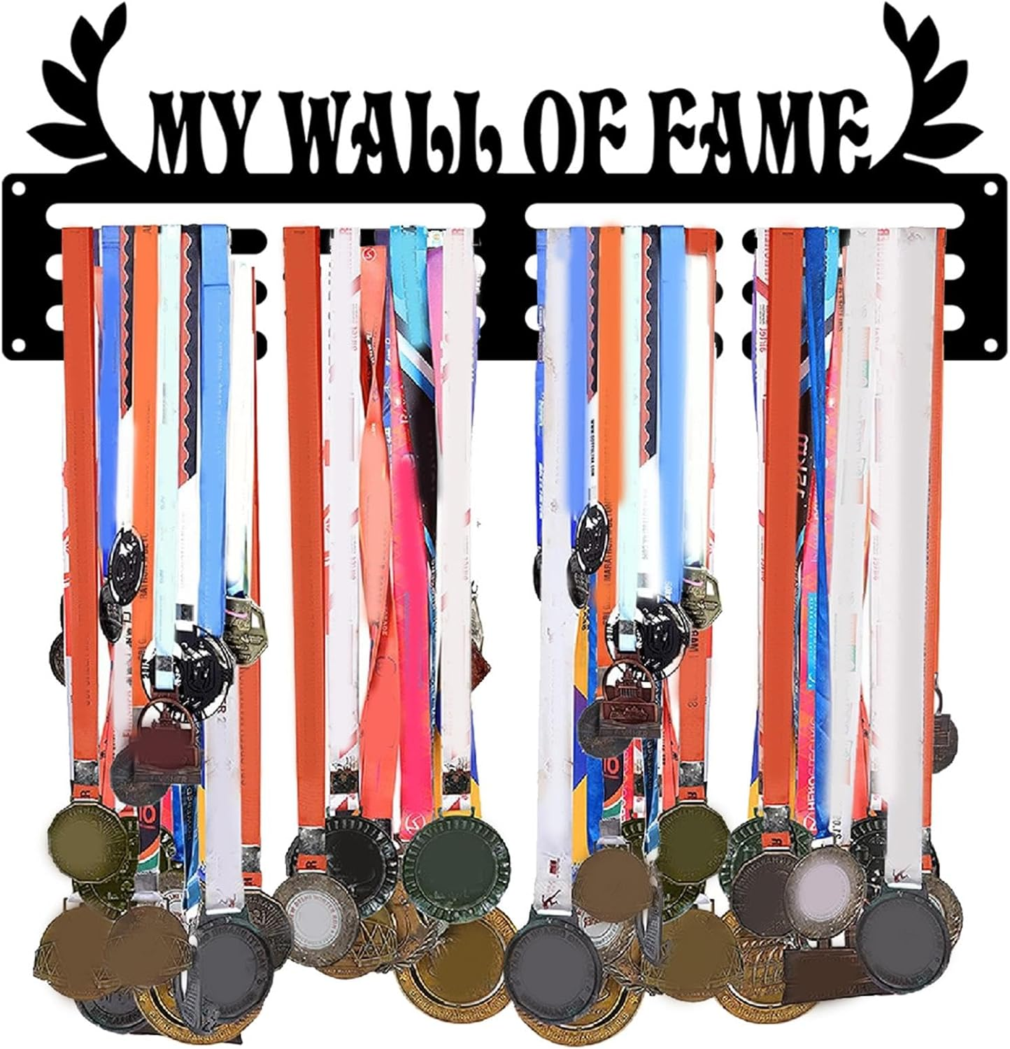 Rockible Medal Hanger Display Hanger Rack Race Medal Display Holder Shelf for Sports Award image number 4