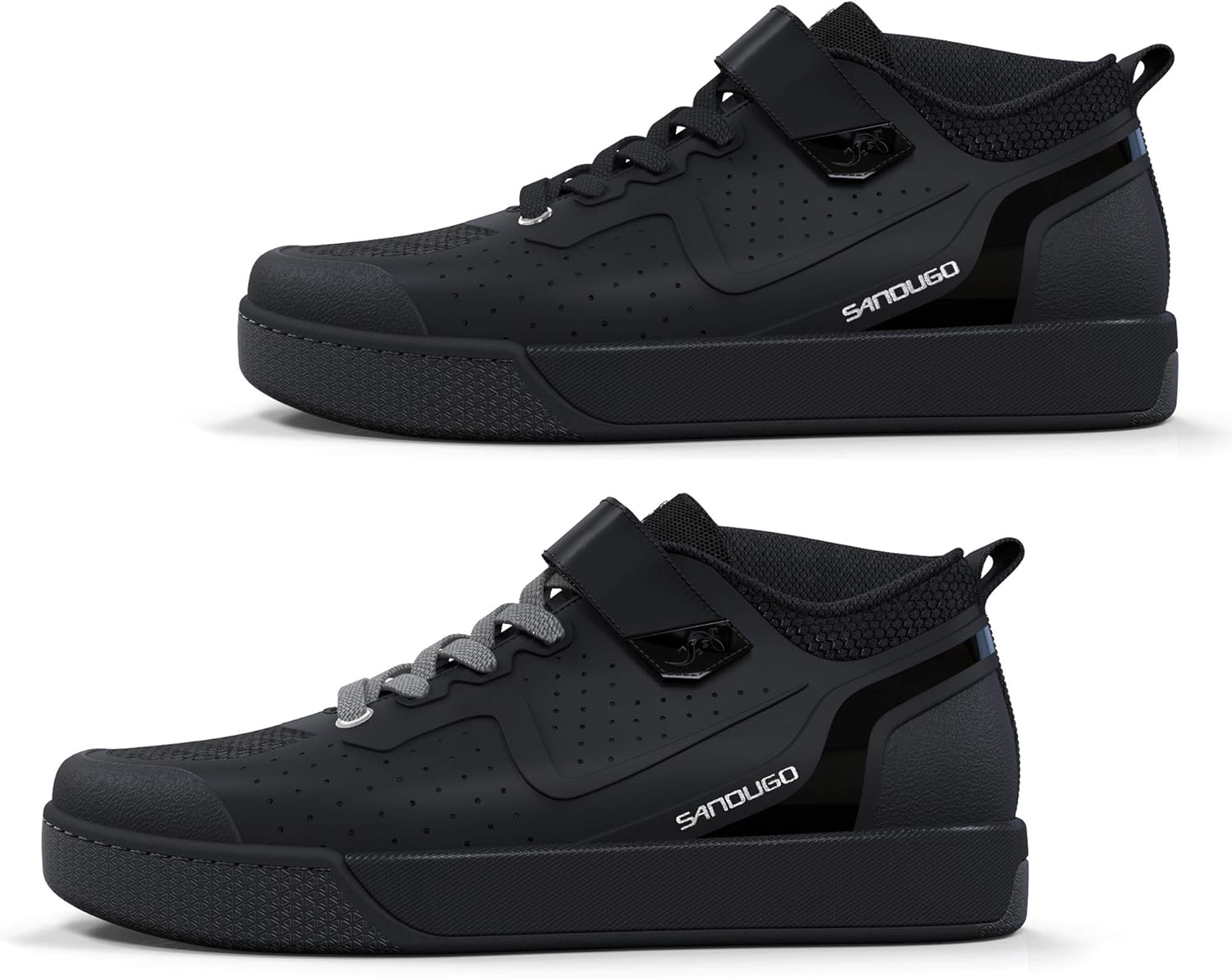 Cycling Shoes for Men Mountain Bike MTB Cycle Shoes,Suitable Mountain Biking Downhill Enduro Indoor Exercise Bike, Compatible with Peloton Shimano SPD 2 Bolts Pedals image number 4