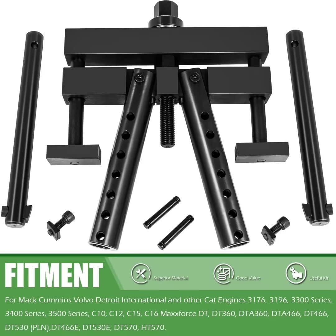 Yoursme Heavy-Duty Truck Universal Cylinder Liner Puller PT-6400-C Fit for Mack Cummins Caterpillar Detroit International Engine Wet Liners 3-7/8 to 6-1/4 Bore image number 2