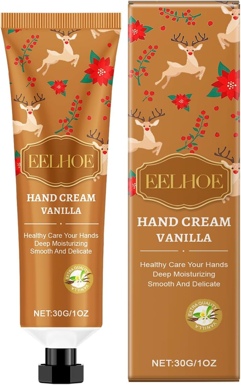 Hand Cream for Women, Hand Cream Gift Set, Hand Lotion Travel Size Bulk for Dry Cracked Hands, Moisturizer Hand Cream for Stocking Stuffers and Christmas Decorations (5PCS-D)