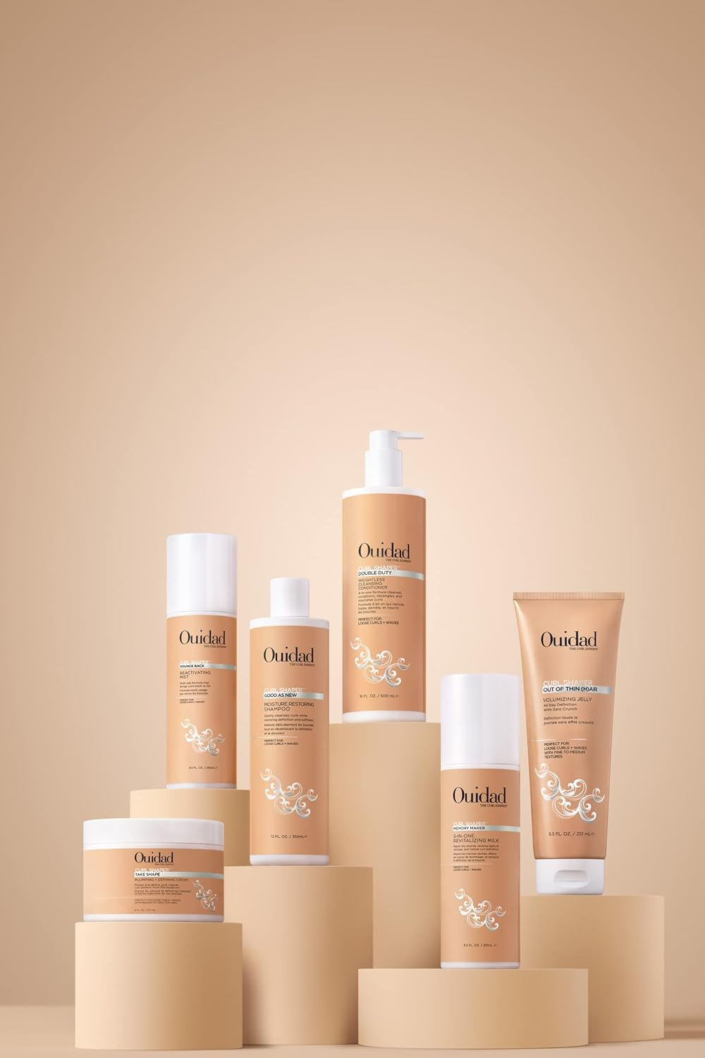 Coil Infusion Take Shape Plumping plus Defining Cream Ouidad for Unisex 8 Oz Cream image number 4