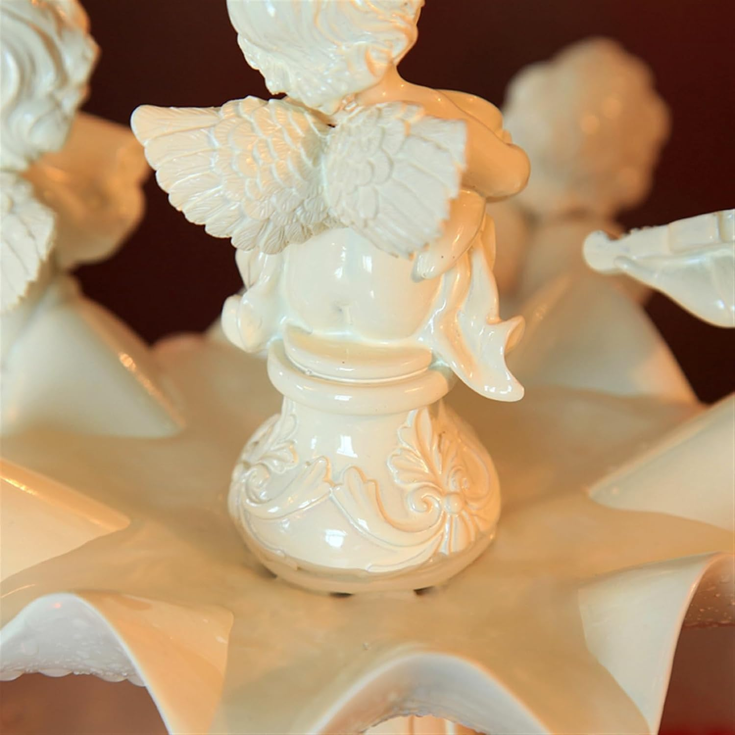 Outdoor Fountain Water Fountain Resin Decoration, Home Creative Angel Humidification, Living Room Courtyard Office image number 4