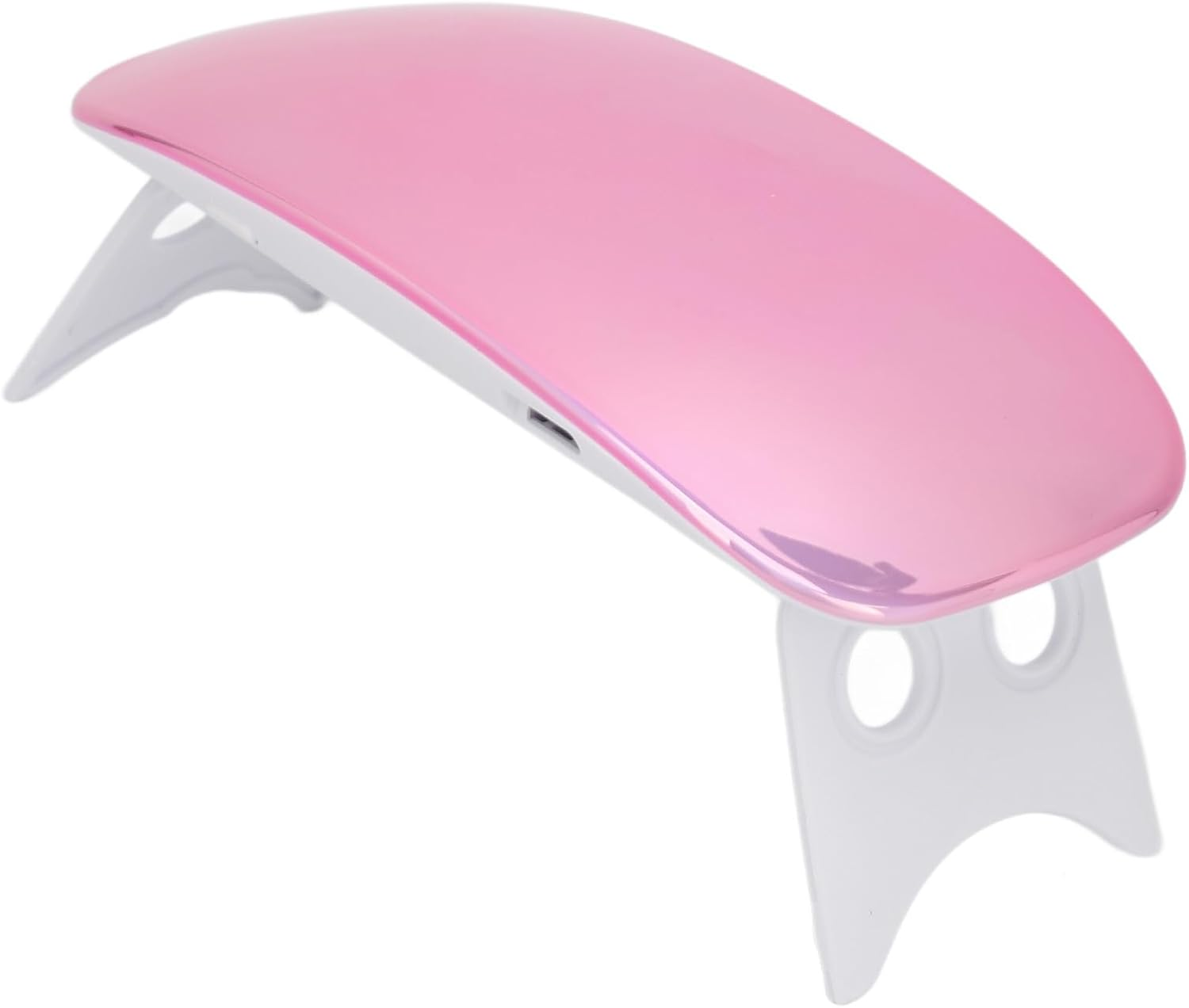 Nail Lamp, Fast Curing 6W Handheld UV Nail Light for Home (Colorful Pink) image number 3