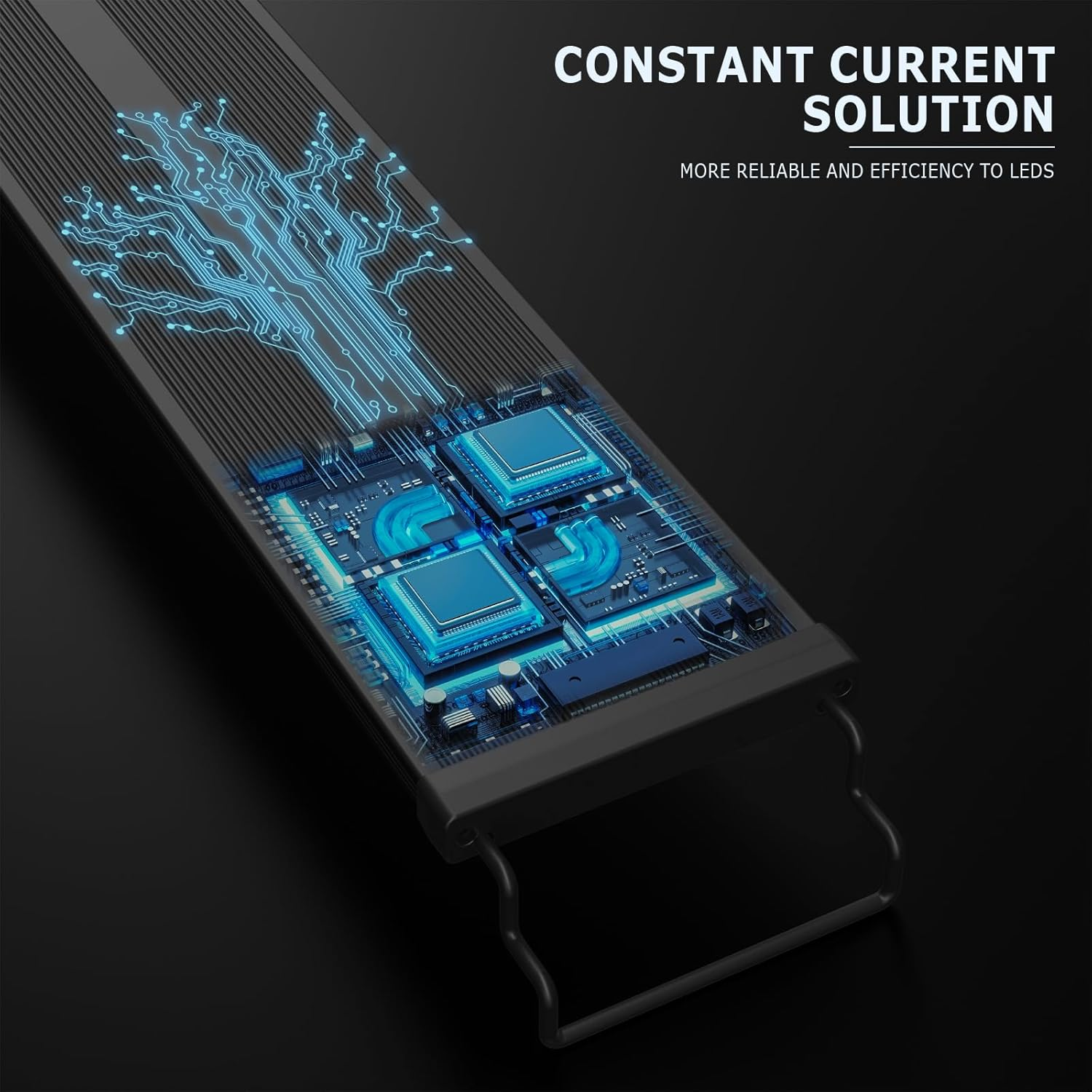 60Cm 35W 24/7 LED Aquarium Light,Fish Tank Light,Auto on off Daylight/Moonlight/Ocean Blue Light with Timer Controller Dimmable and DIY Mode,Extendable Brackets for 24"-31" Freshwater Planted Tank image number 4