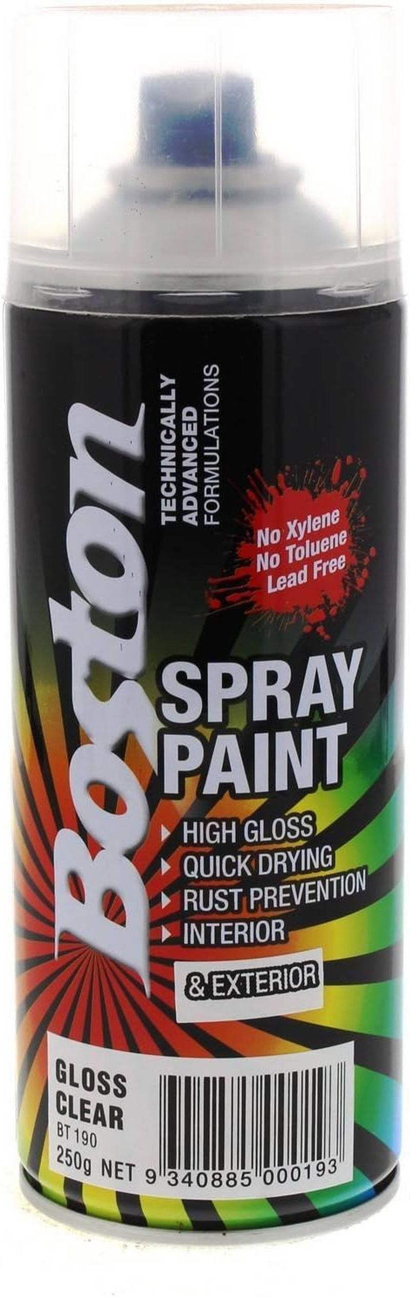 Boston Spray Paint 250 Gram Clear