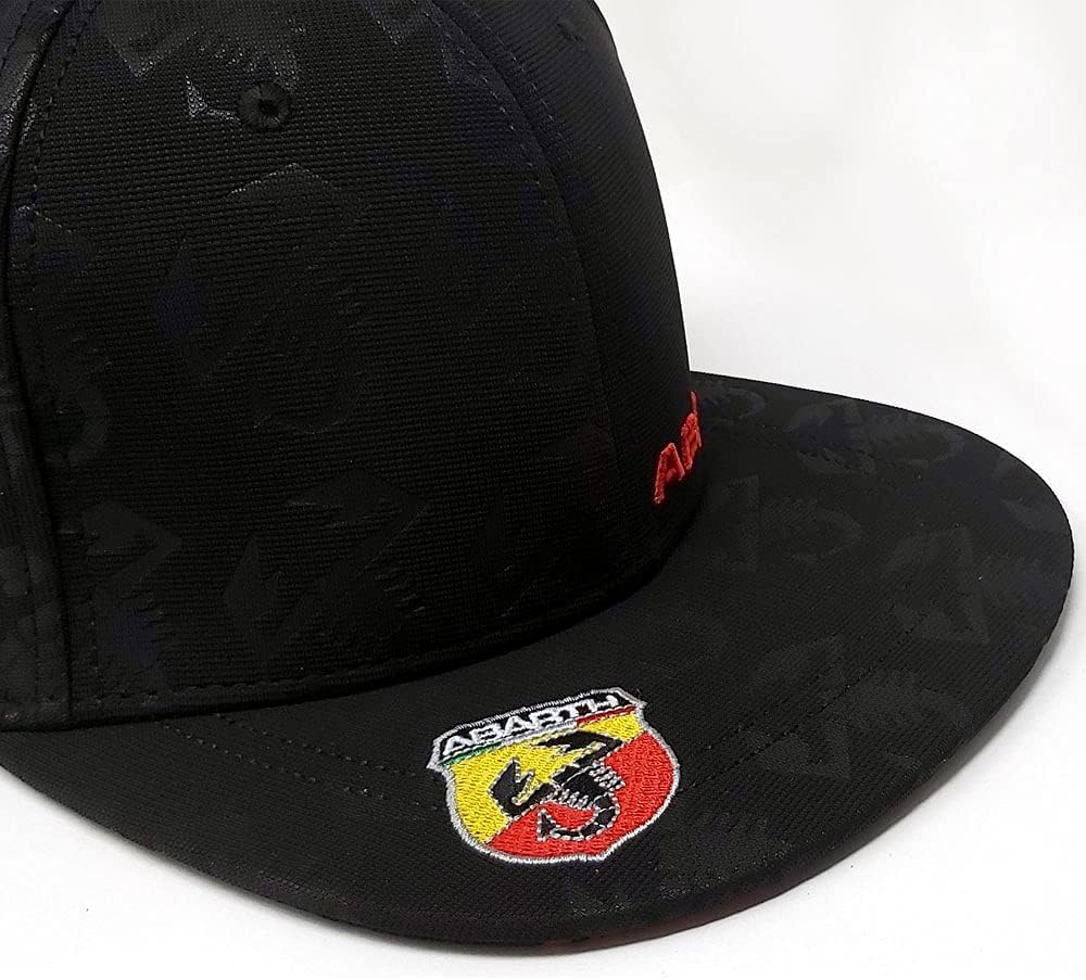 Abarth Official Cap with Flat Visor, Black image number 1