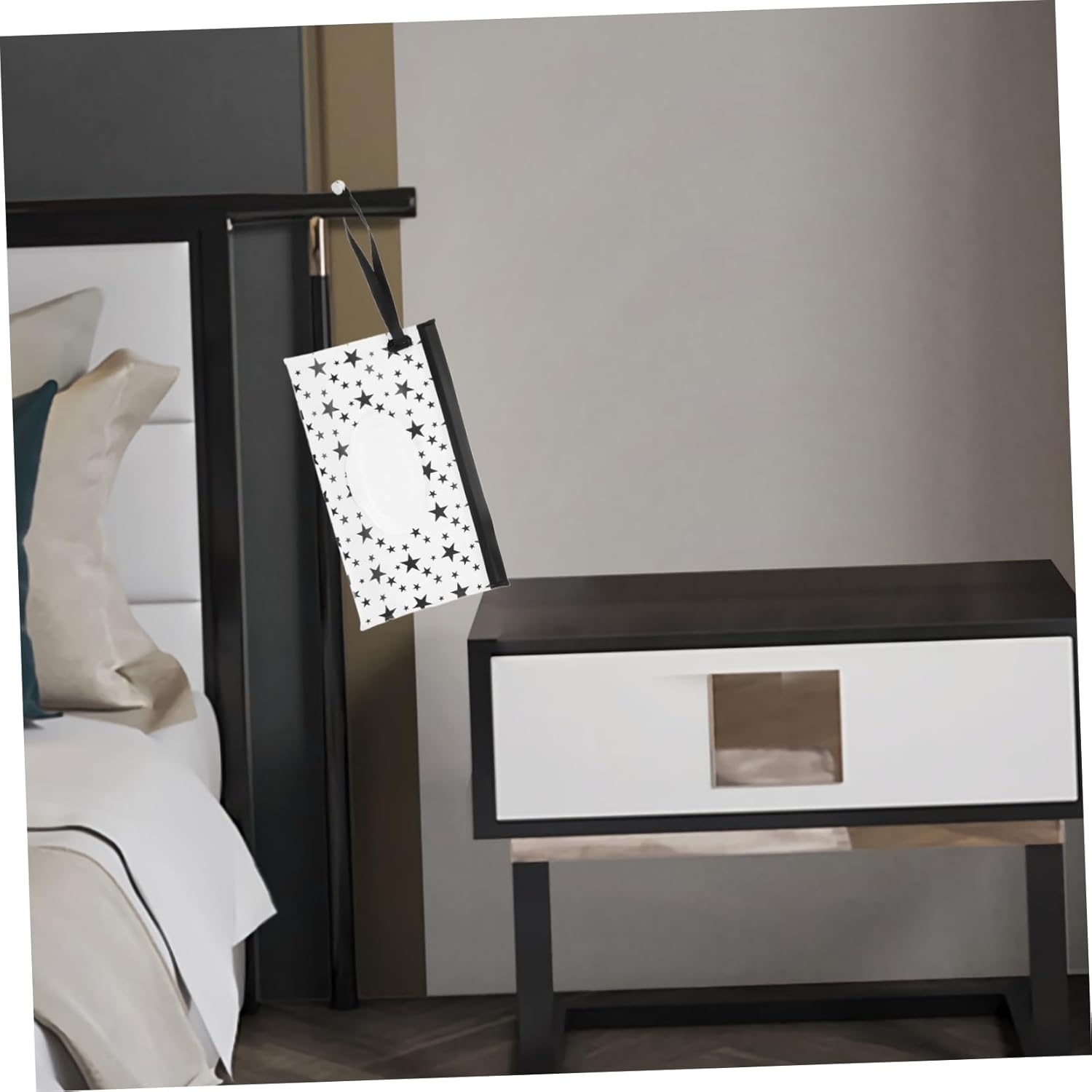 SHOWERORO Elegant Wipe Dispenser Pouch Reusable Tissue Bag Portable Travel Container