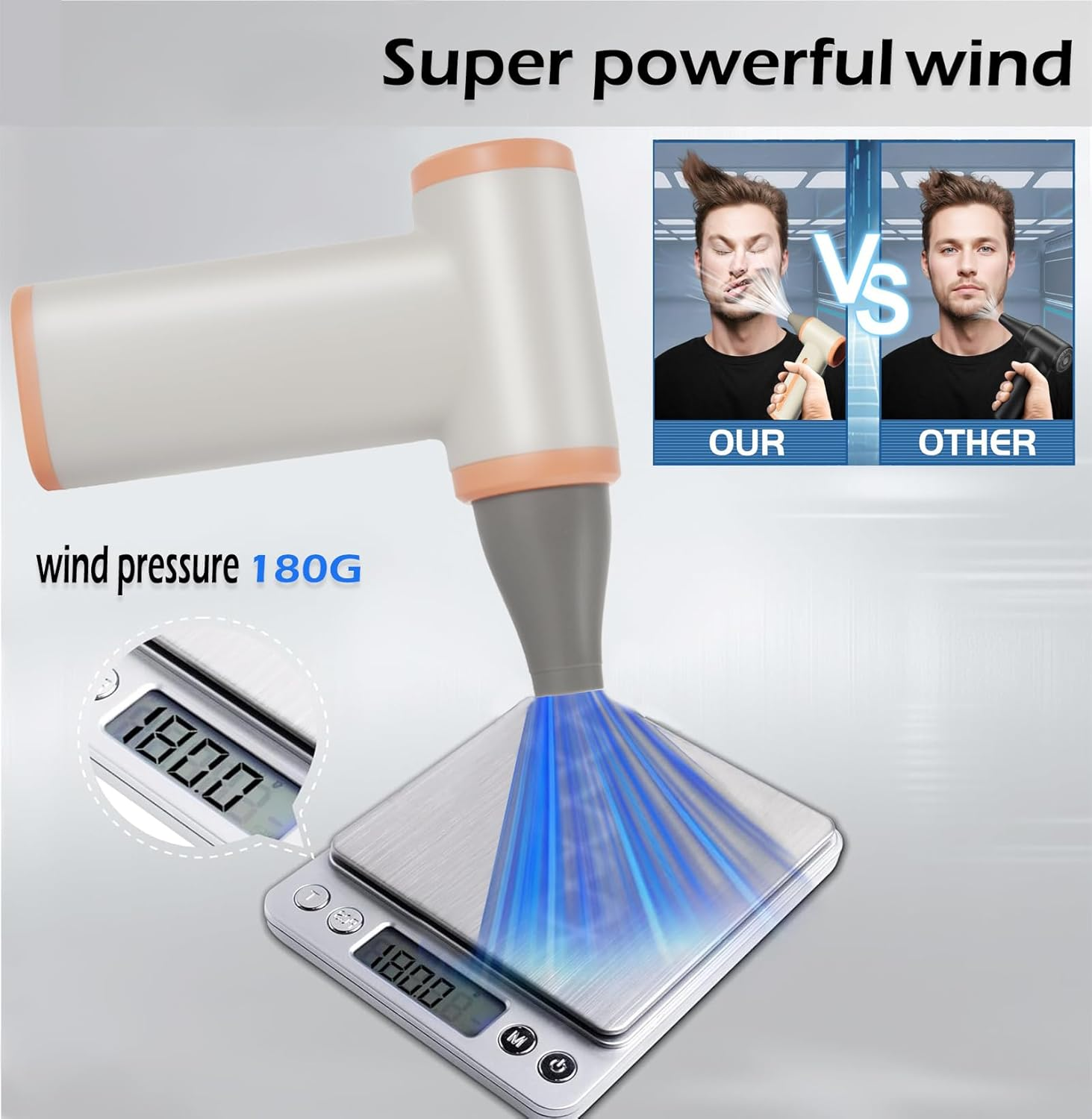 Electric Air Duster,150000Rpm Air Blower for Pc,Stepless Adjustable Compressed Air Duster,Rechargeable Cordless Mini Turbo Jet Blower for Computer, Keyboard,Car,Outdoor and Home Cleaning Kit image number 3