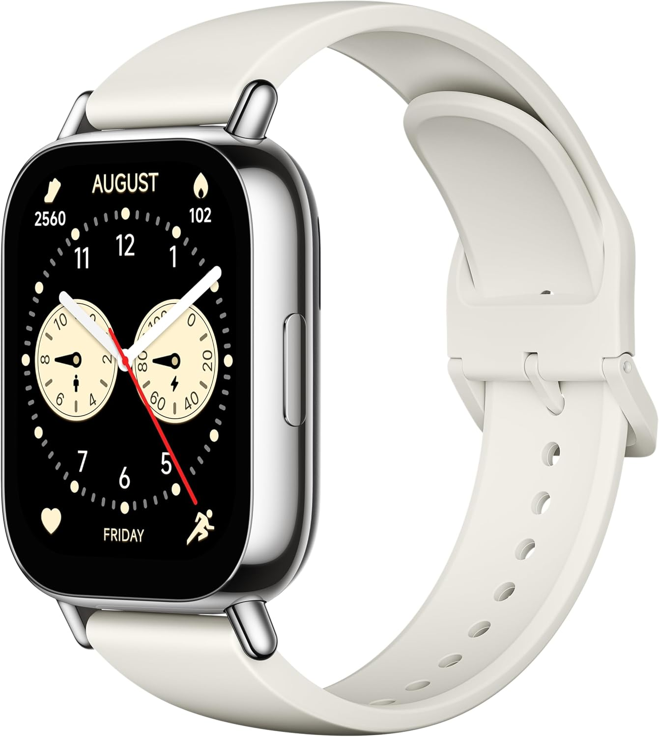 Redmi Watch 5 Lite Smartwatch, 1.96 Inch AMOLED Display, 18 Day Battery, 150+ Sports Modes, Built-In GPS, Heart Rate and SPO₂ Tracking, 5ATM Waterproof, Always-On Display, Bluetooth Calls - Gold, image number 1