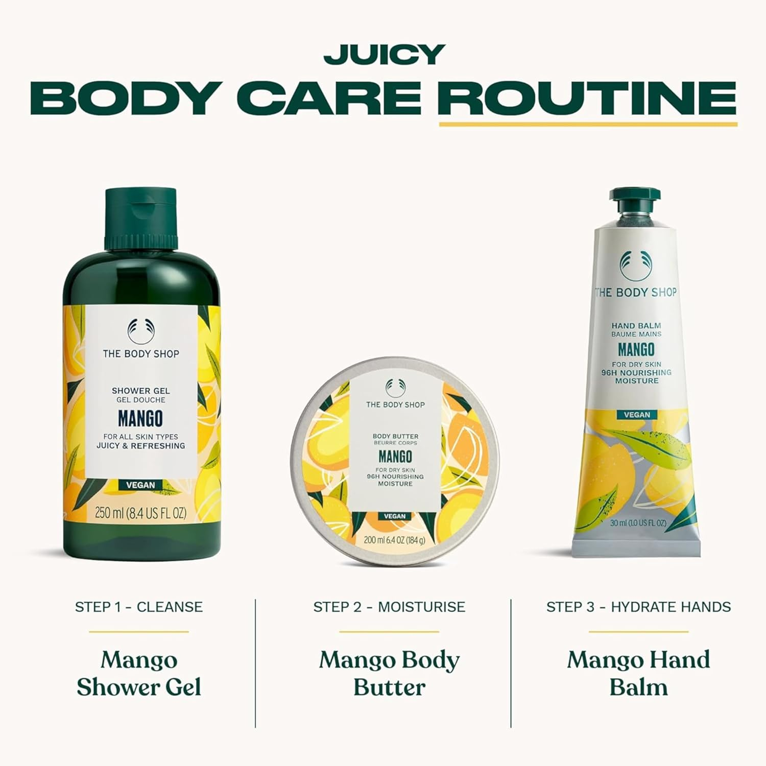 The Body Shop Mango Shower Gel | 250Ml | Hydrating Body Wash for Women and Men | Suitable for All Skin Types | 92% Ingredients of Natural Origin | Cruelty Free & Vegan | Dermatologically Tested image number 6