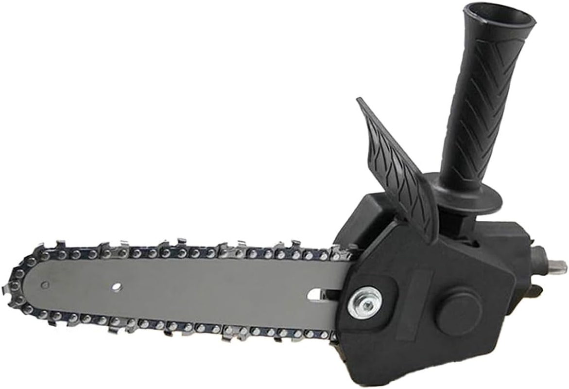 AIMALL 4/6 Inch Electric Drill to Chain Saw Converter, Handheld Mini Logging Saw Conversion Head, Adjustable Handle, for Garden & Household Use image number 4