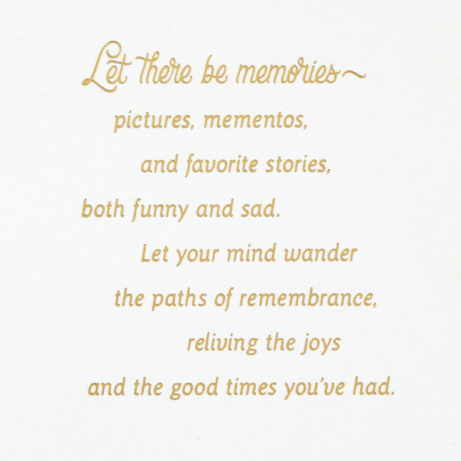 Hallmark Sympathy Card (Let There Be Memories) (5RZB2134) - Let There Be Memories image number 2