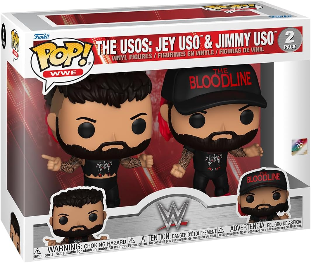 FUNKO POP! WWE: Uso Brothers 2PK image number 3