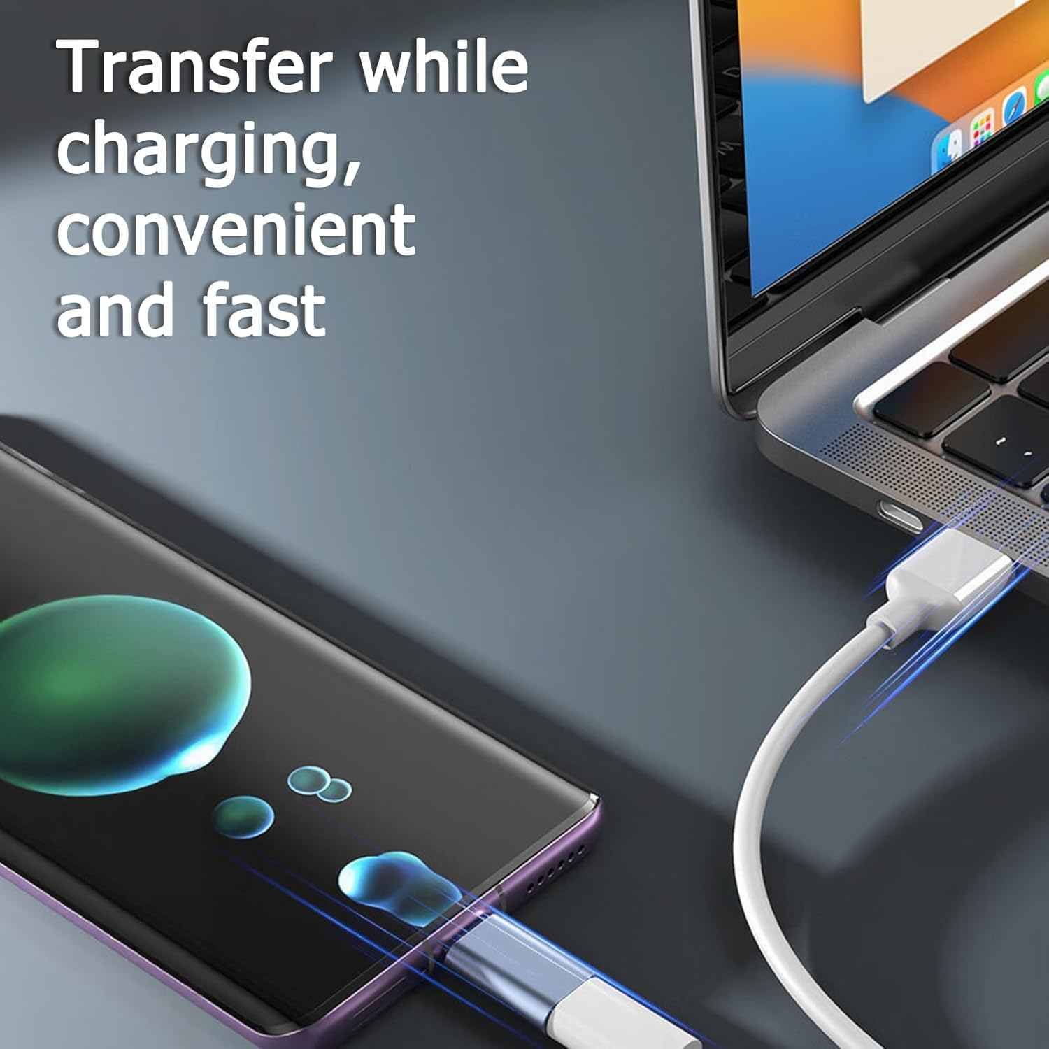 Lightning to USB C Adapter, for Iphone PD 60W Fast Charging Converter, Compatible with Iphone 15/16 Series and Other Type C Devices (2 Pack) image number 2