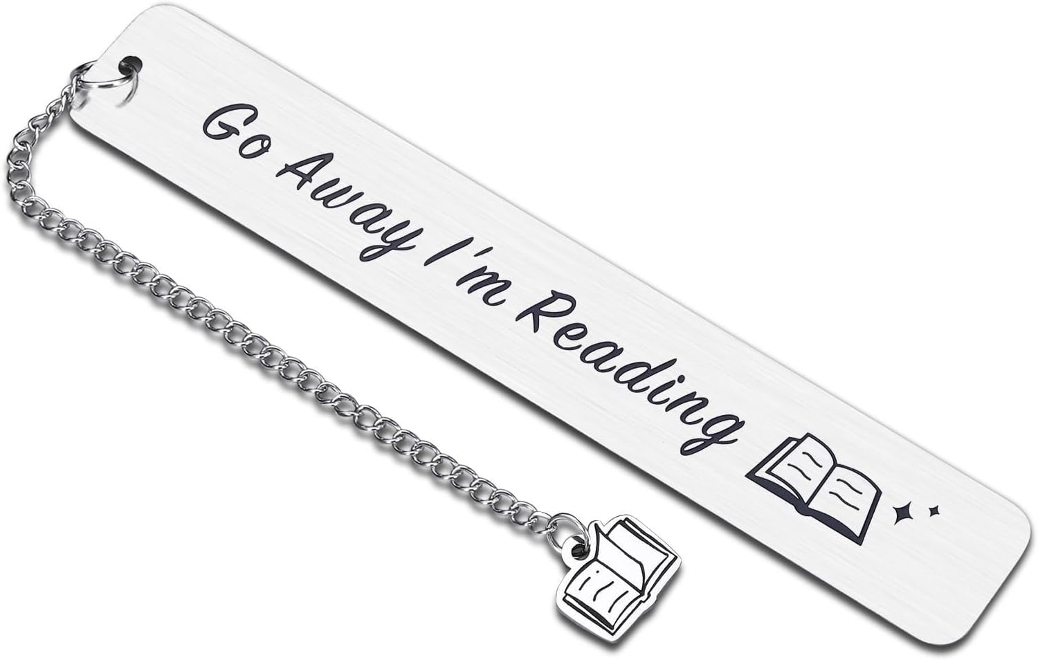 Inspirational Gift Bookmarks Reading Gifts for Readers Book Lovers Women Men Go Away I'M Reading Bookmark Gift for Sister Friends Christmas Birthday Gifts for Booklovers Bookworm image number 1