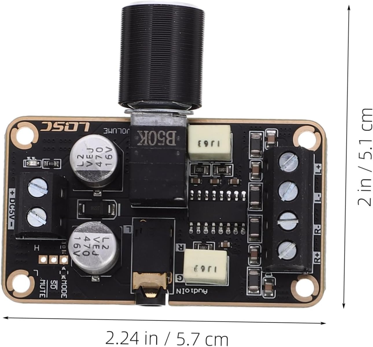 Digital Amplifier Board High Fidelity Sound Quality Stereo Amplifier Module image number 2