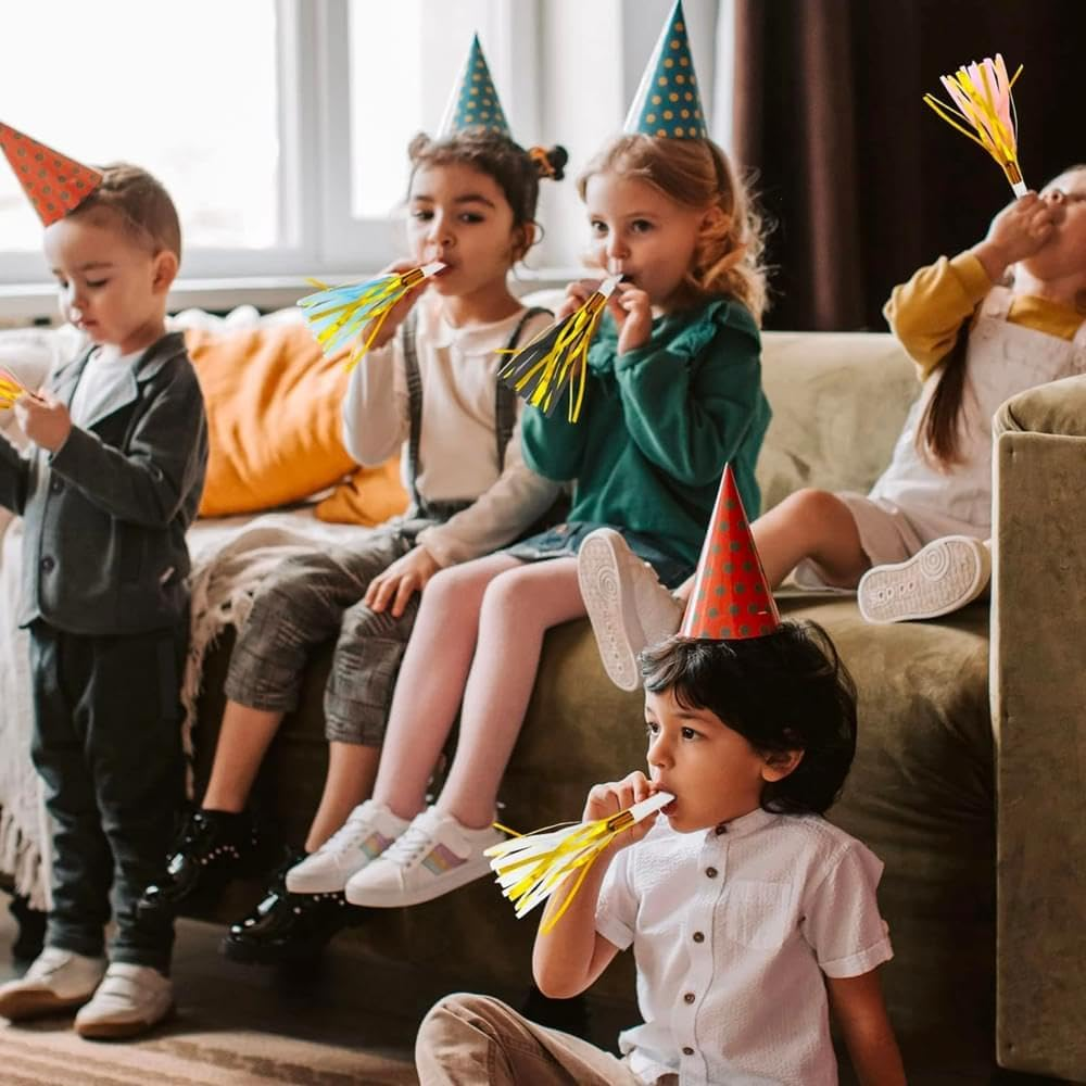 Amscan New Year'S Horns & Blowouts Mega Value Pack | 50 Pcs, One Size, Multicolor image number 4