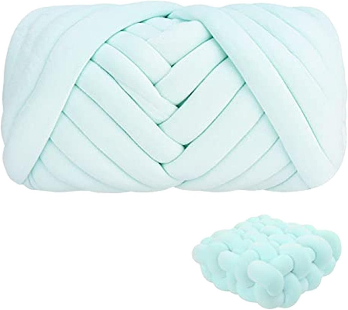 Chunky Cotton Yarn, Arm Knitting Yarn, Jumbo Giant Bulky Yarn for Arm Knitting Handmade DIY Throw Blanket Crafts Carpets, 1 Roll(20 Yards) image number 6