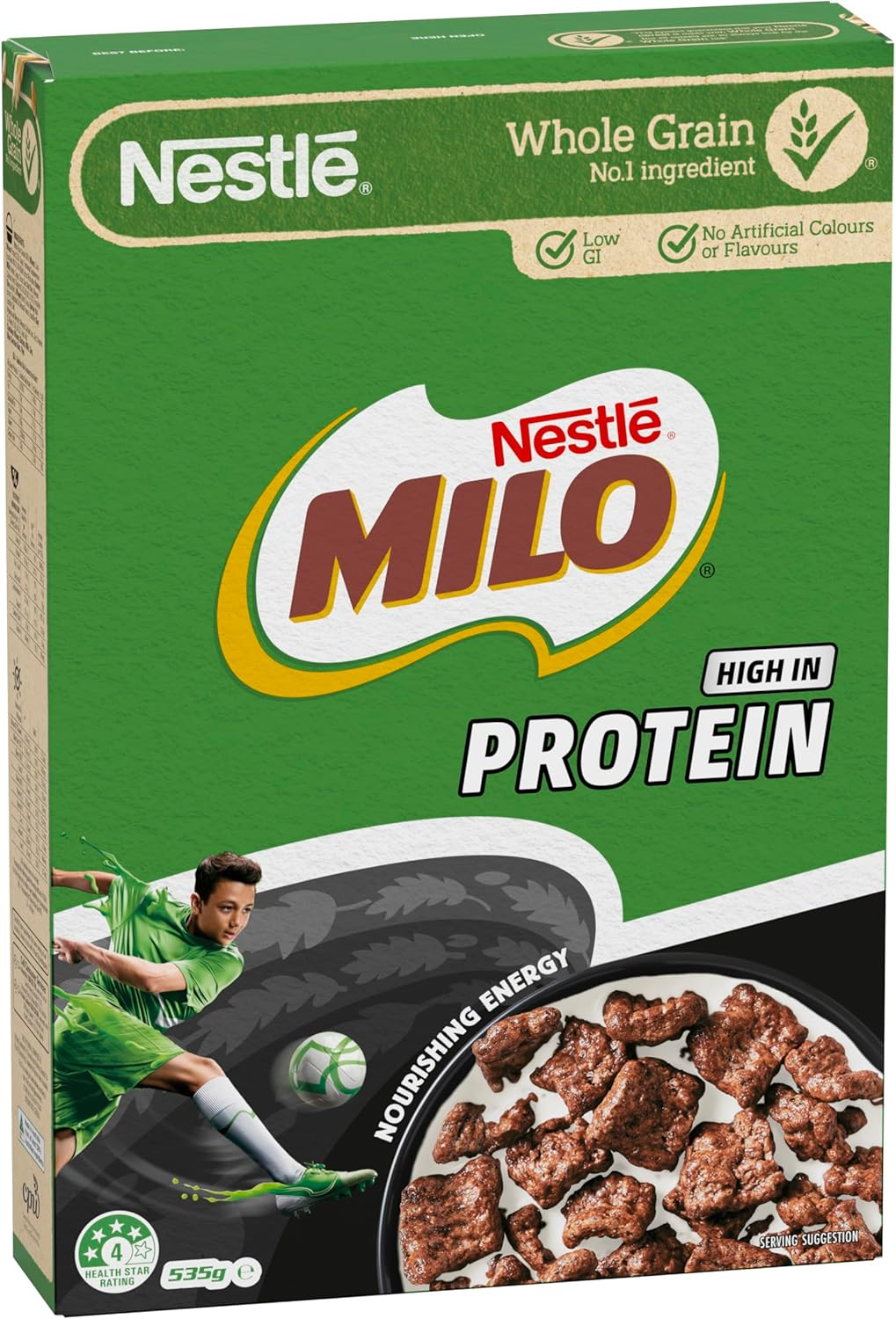 Nestle Milo Protein Cereal, 535 G image number 1
