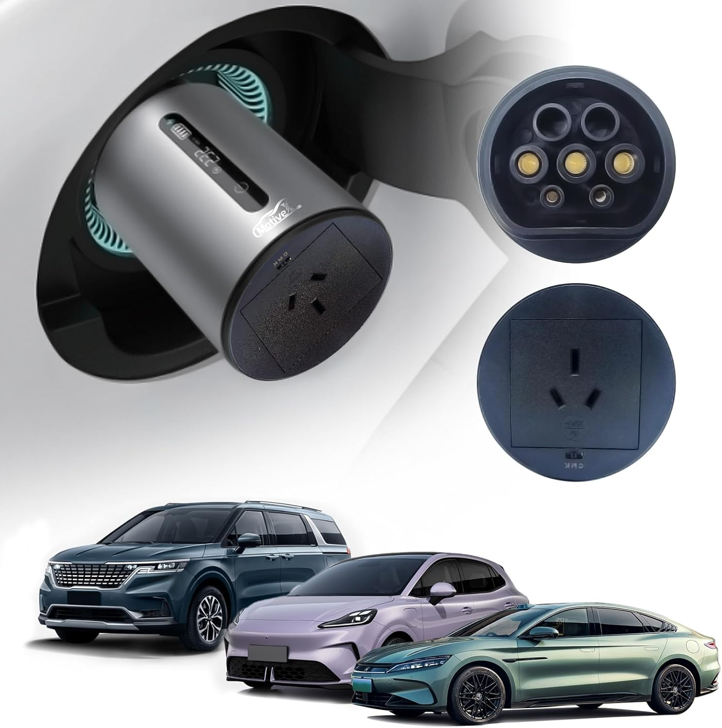 V2L Adapter EV Discharger, Type 2 EV Charging Cable Connector, Vehicle to Load Adapter for BYD/NETA, MG, Charging Laptops, Phones, Projectors, Backup Power image number 6