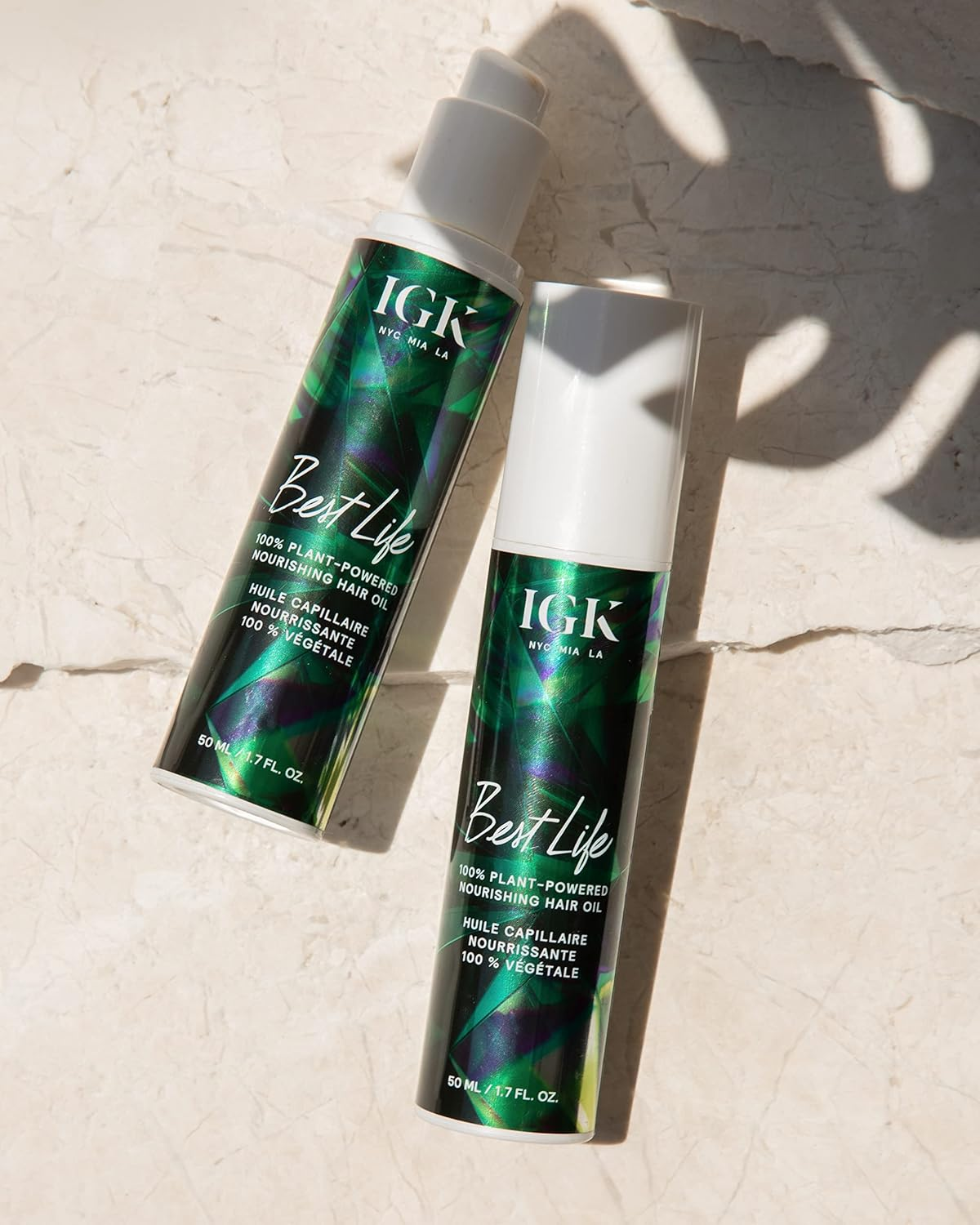 IGK BEST LIFE 100% Plant Powered Nourishing Hair Oil | Smooth + Soften + Heat Protectant | Vegan + Cruelty Free | image number 6