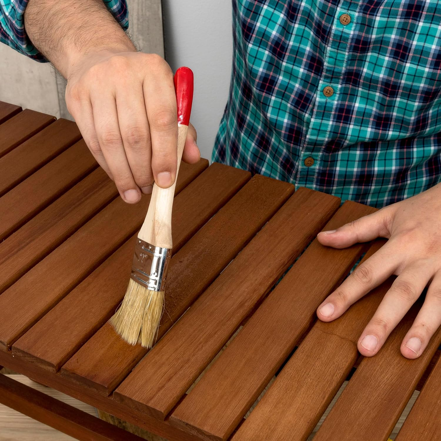 Bluebird 3.4 Fl Oz Polyurethane Clear Coat for Furniture, Paintings, Water-Based Professional Varnish (Matt) image number 6