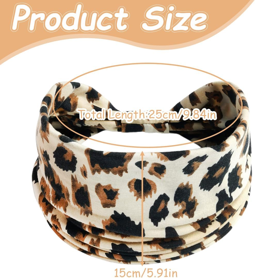 Pack of 3 Women'S Headband Wide Hair Bands Elasticity Headband Boho Headband Thin Hair Band Yoga Hair Bands for Everyday Yoga Sports Fitness image number 3