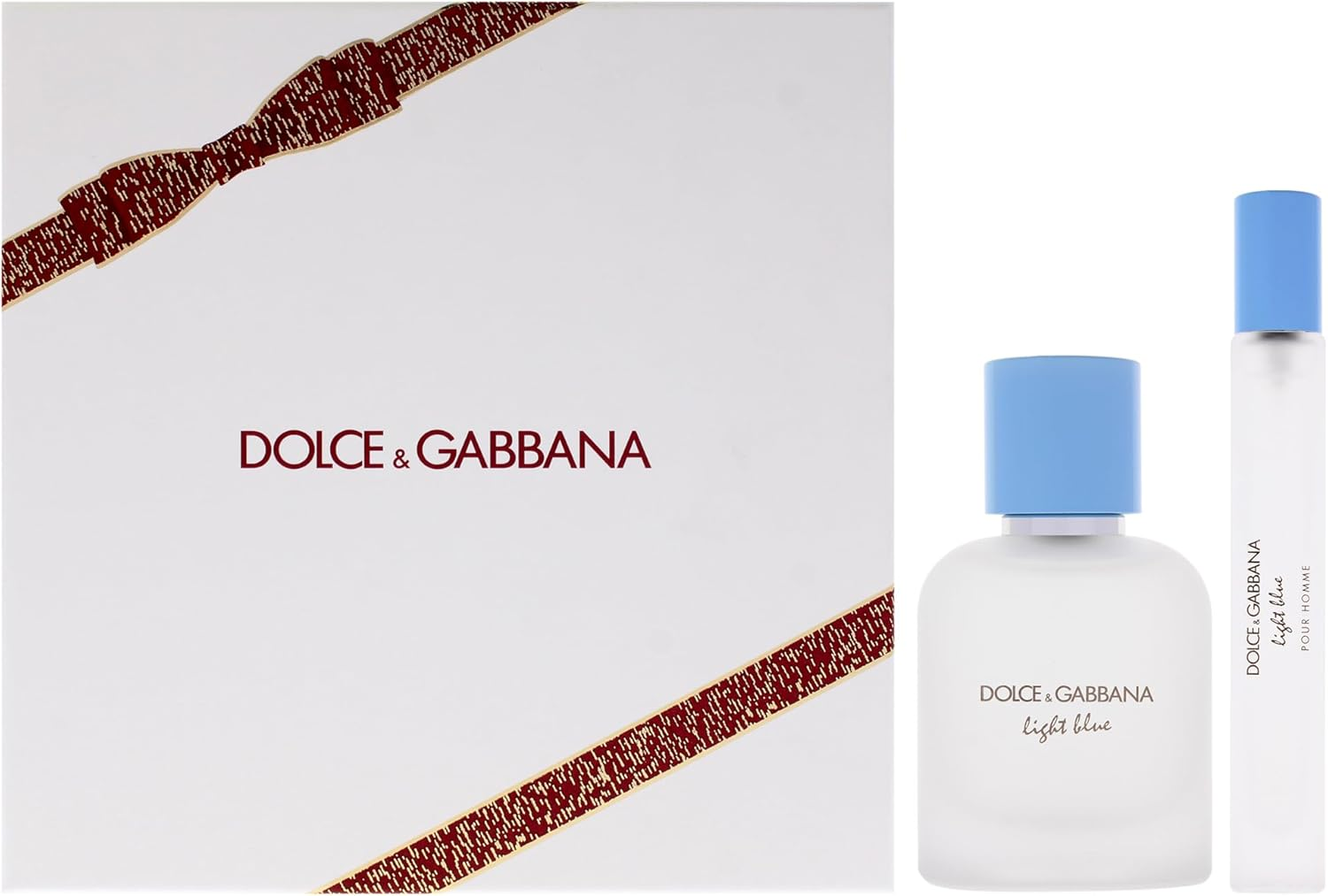 Dolce & Gabbana Light Blue Pour Homme Eau De Toilette 50Ml Gift Set (Contains 50Ml EDT and 10Ml Travel Spray) image number 4