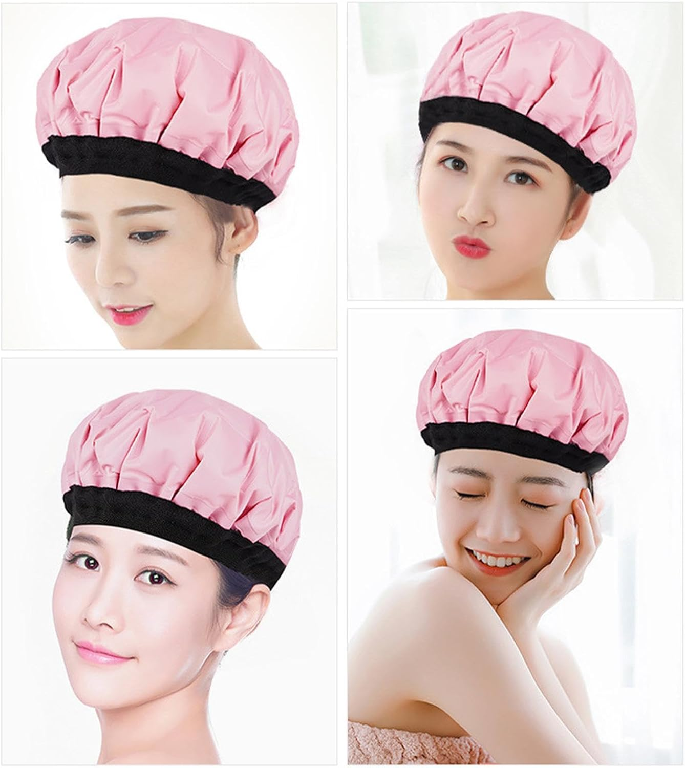 Cordless Heat Cap for Deep Conditioning,Heat Hair Care Microwave Cap - Cordless Deep Conditioning Cap for Natural Curly Textured Hair Care, Drying, Styling image number 4